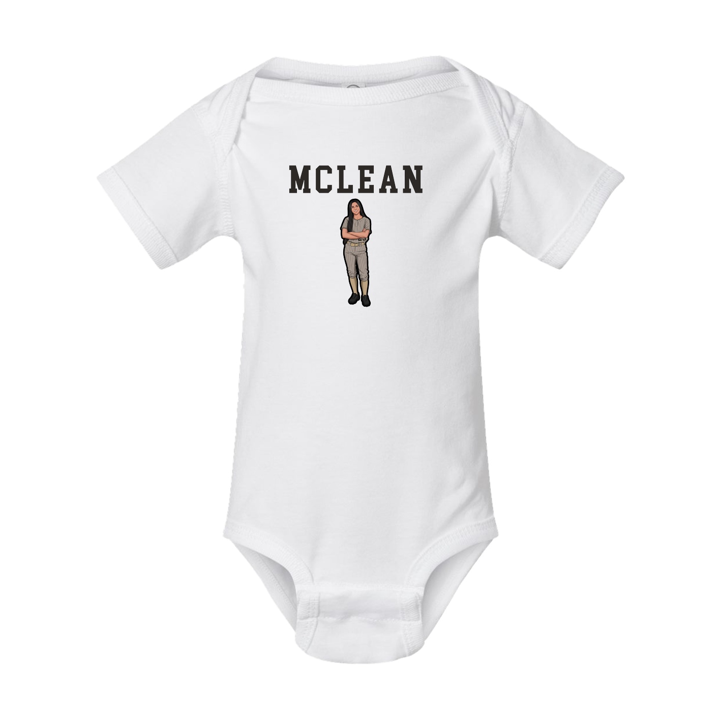 Baby Onesie — Shirsey in White