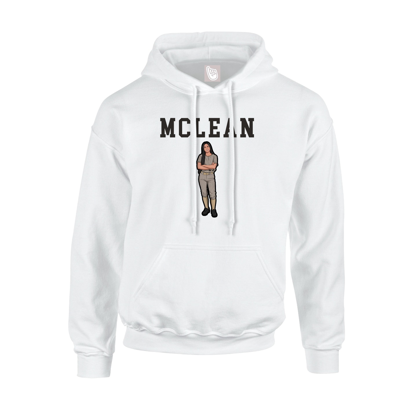 Youth Hoodie — Shirsey in White