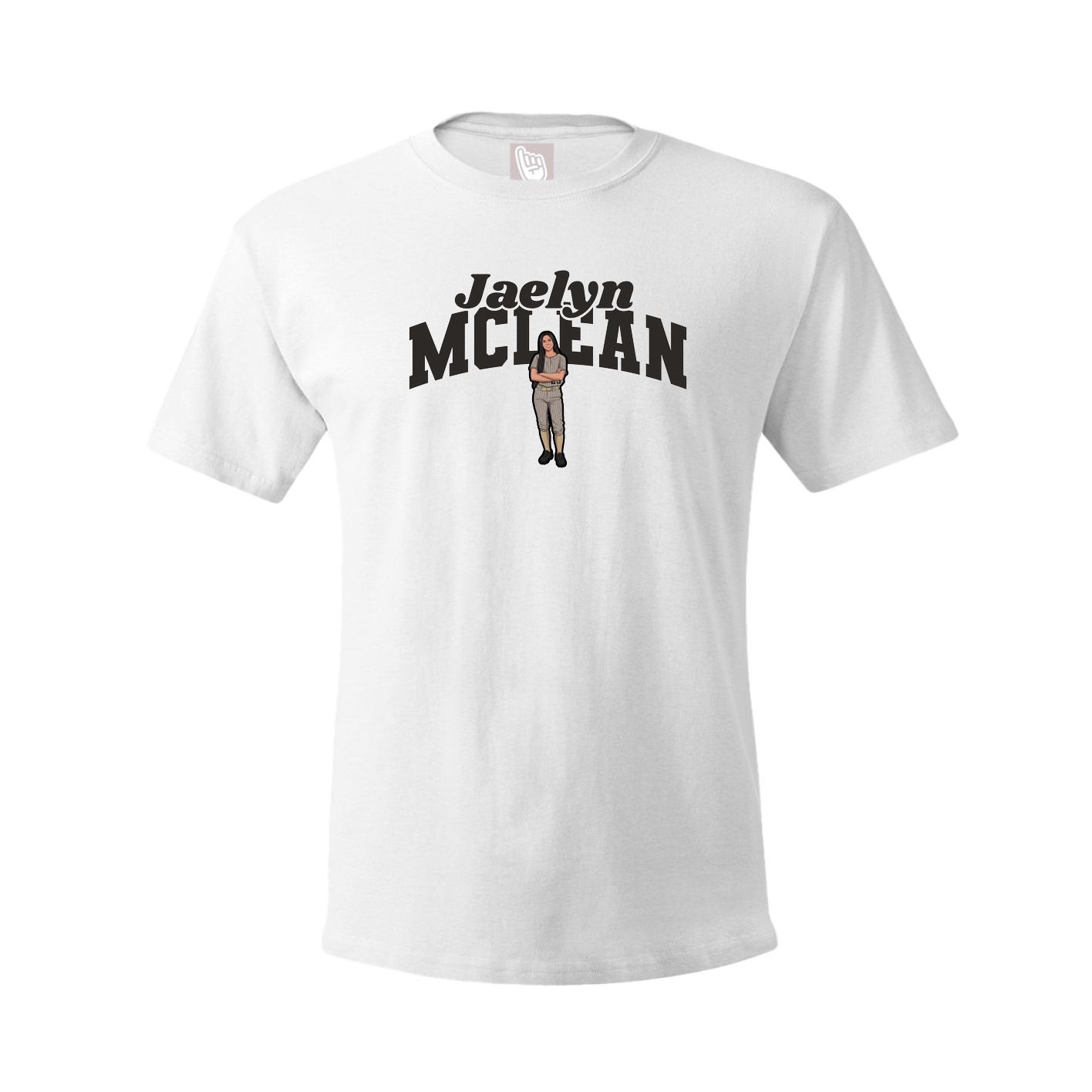 Youth Tee — Signature Arch in White