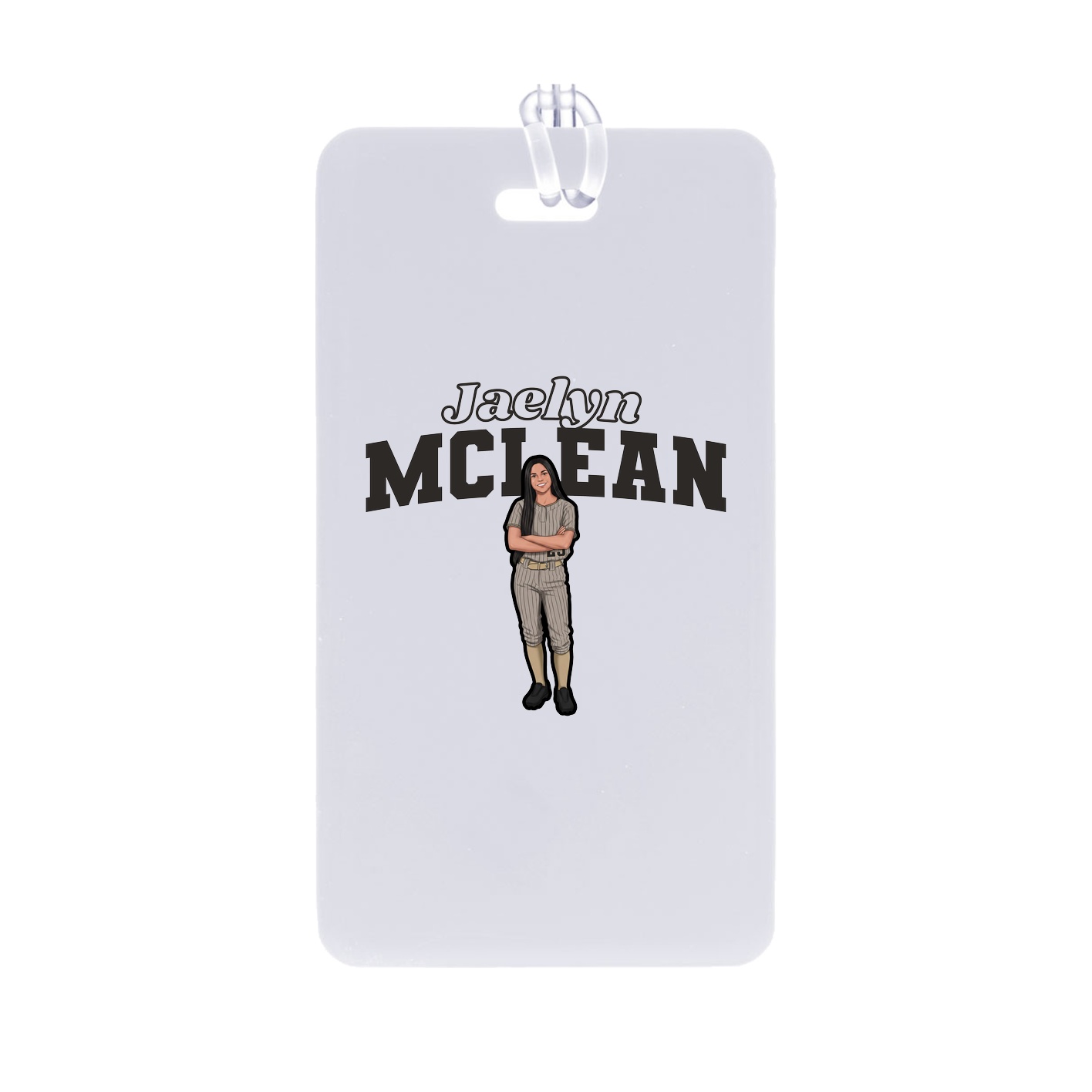 Bag Tag — Name Arch in Classic