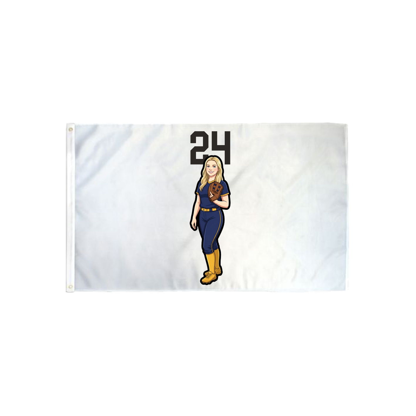 3x5 Flag — Number Top in Classic