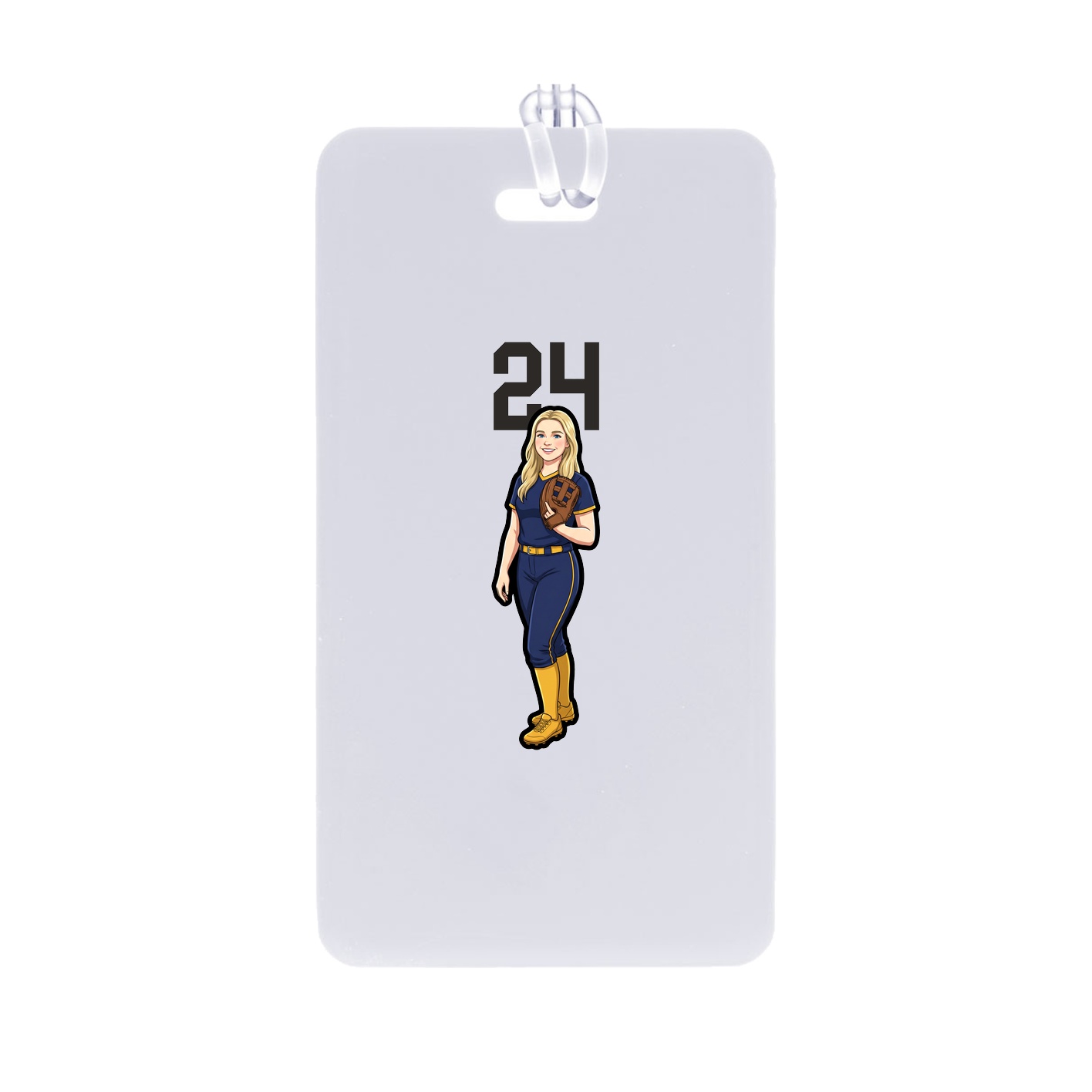 Bag Tag — Number Top in Classic