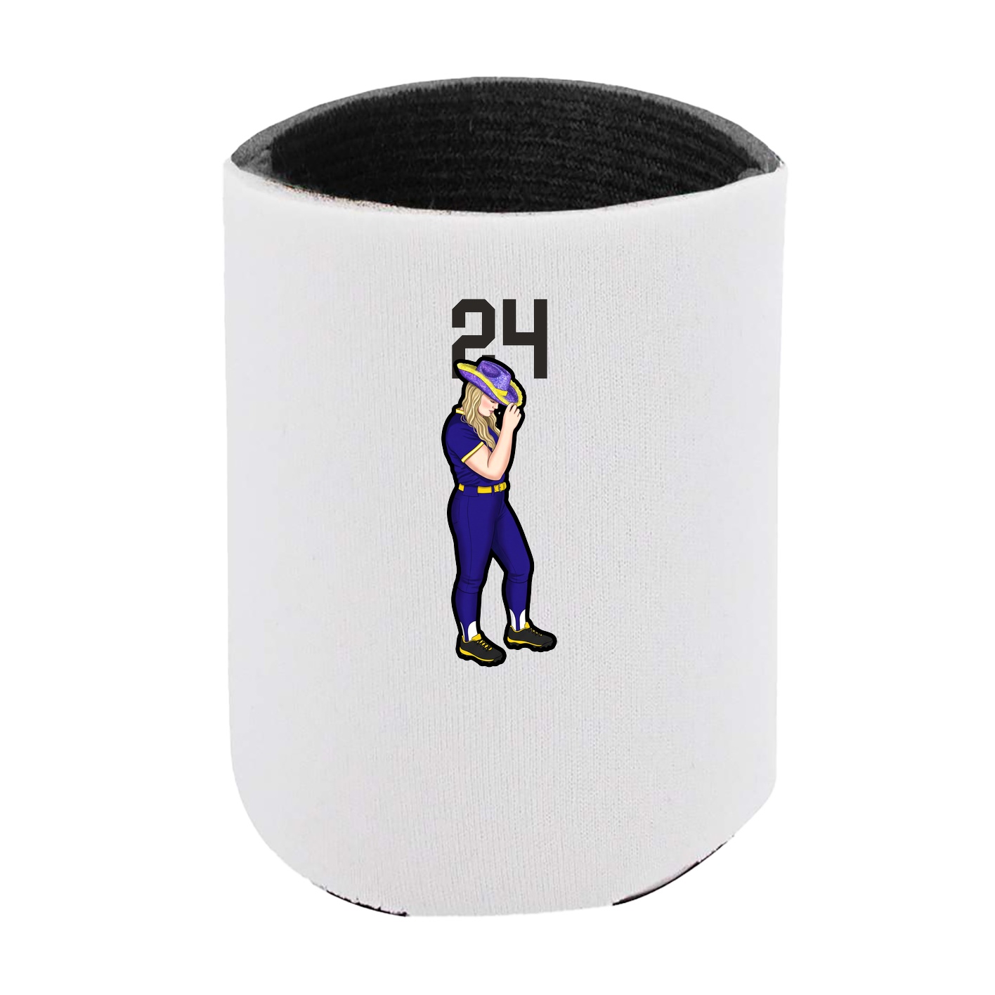 Can Holder — Number Top in White