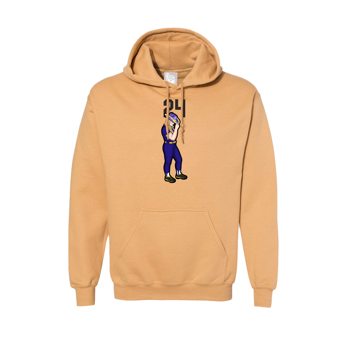 Hoodie — Number Top in Vegas Gold
