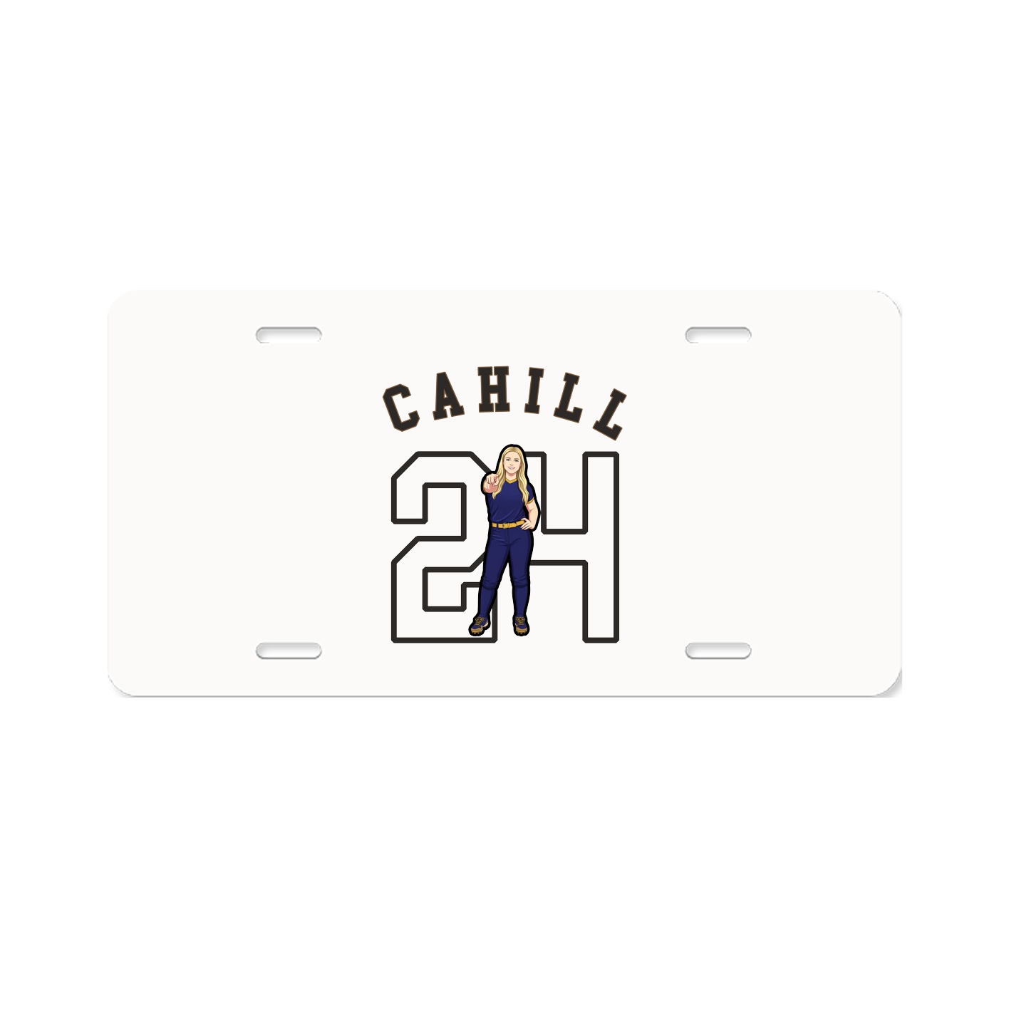 License Plate — Shirsey Arch in Classic