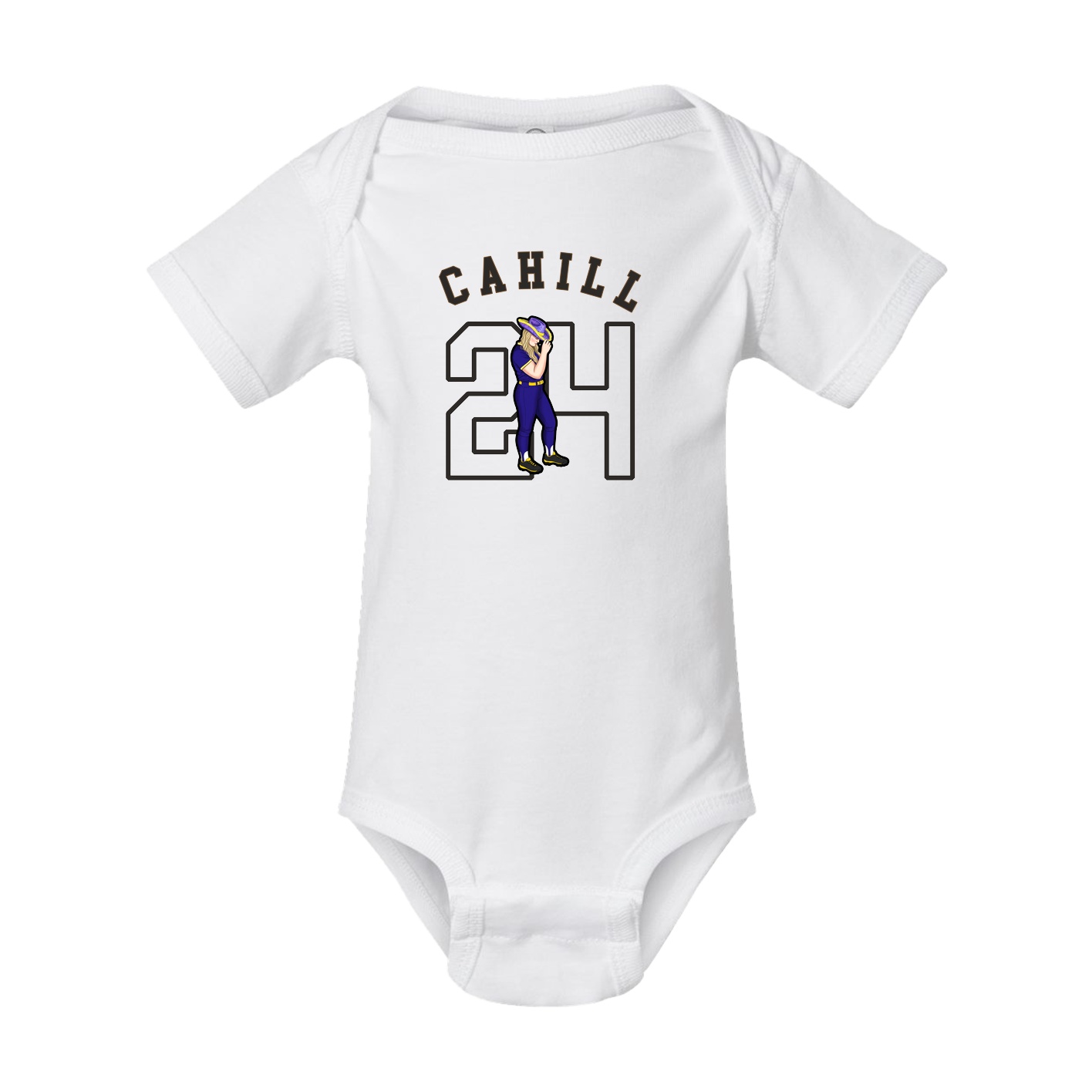 Baby Onesie — Shirsey Arch in White