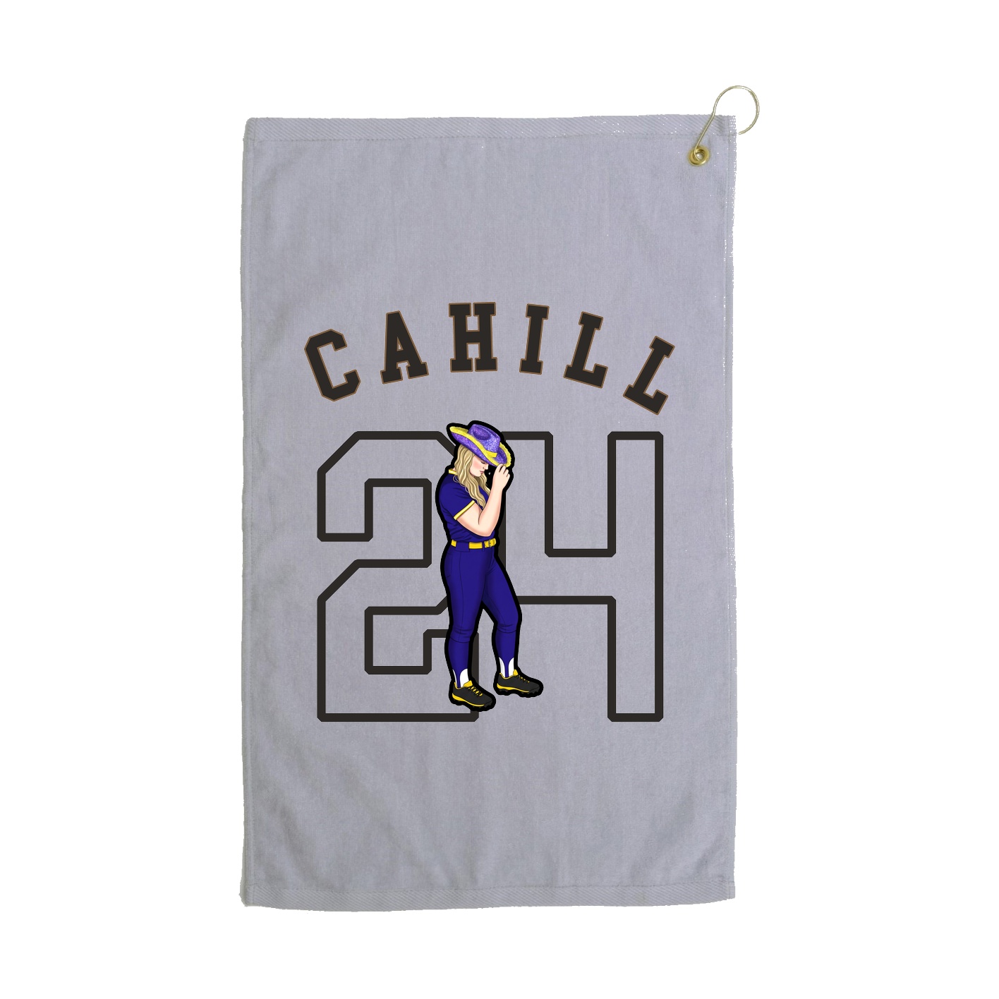 Golf Towel — Shirsey Arch in Grey