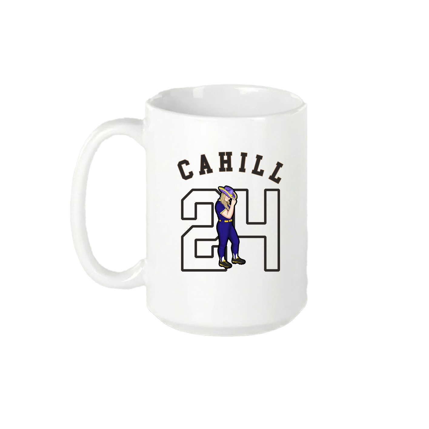 15oz Coffee Mug — Shirsey Arch in White