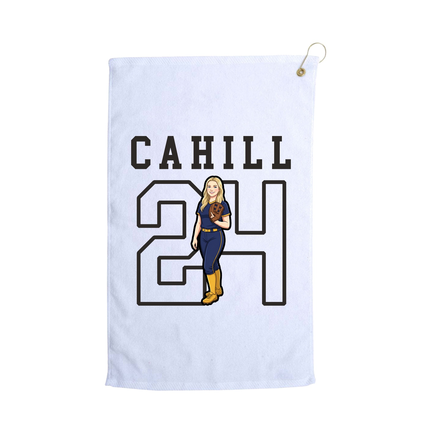 Golf Towel — Shirsey in White