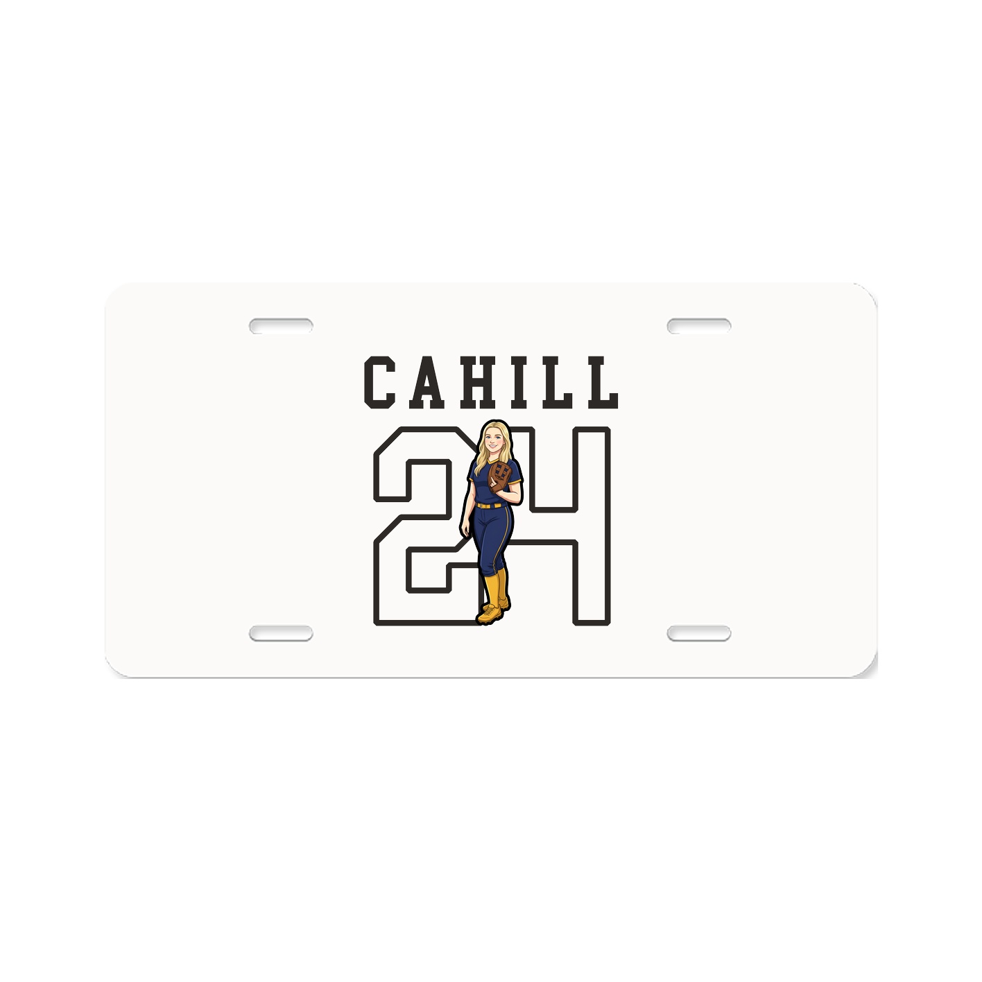 License Plate — Shirsey in Classic