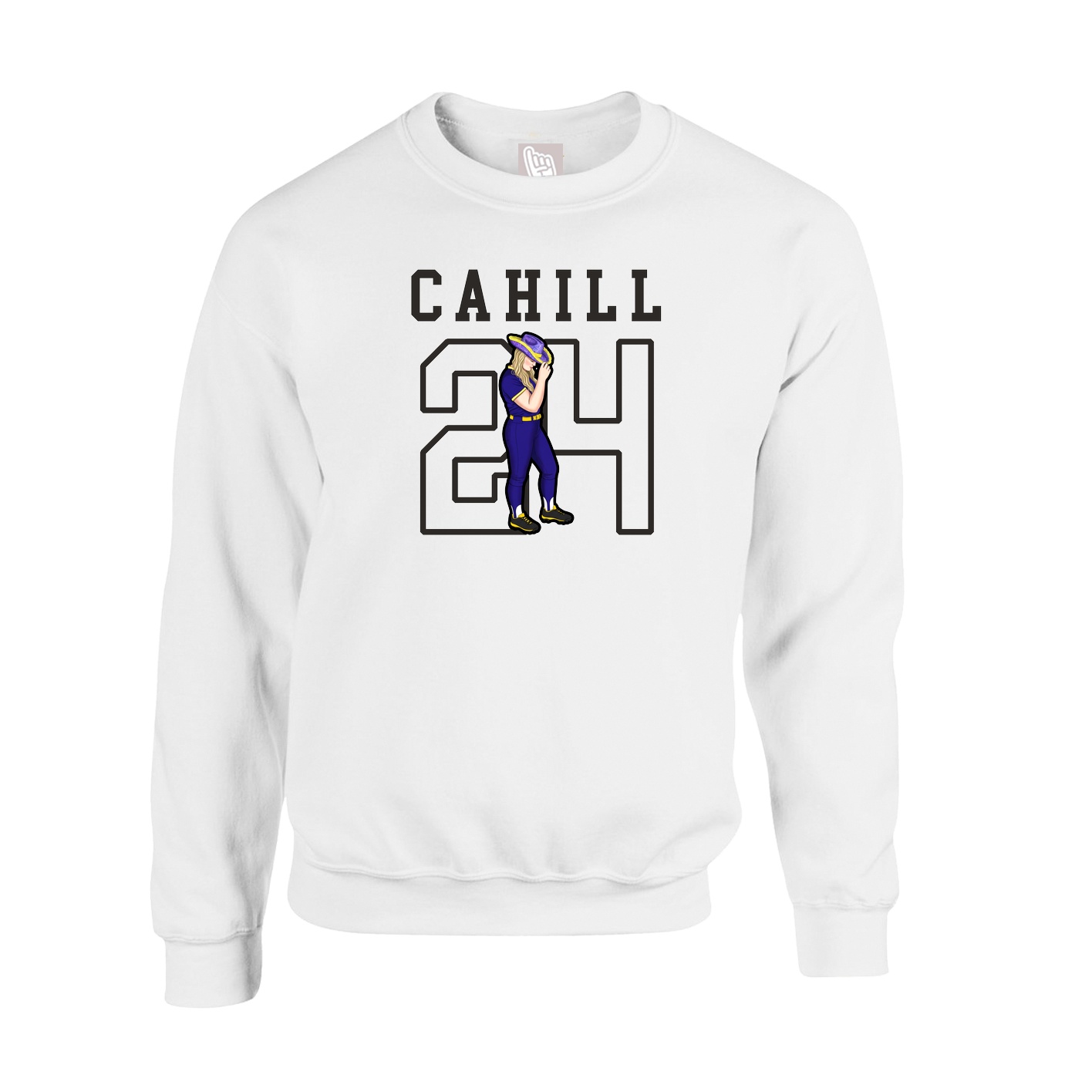 Fleece Crew — Shirsey in White