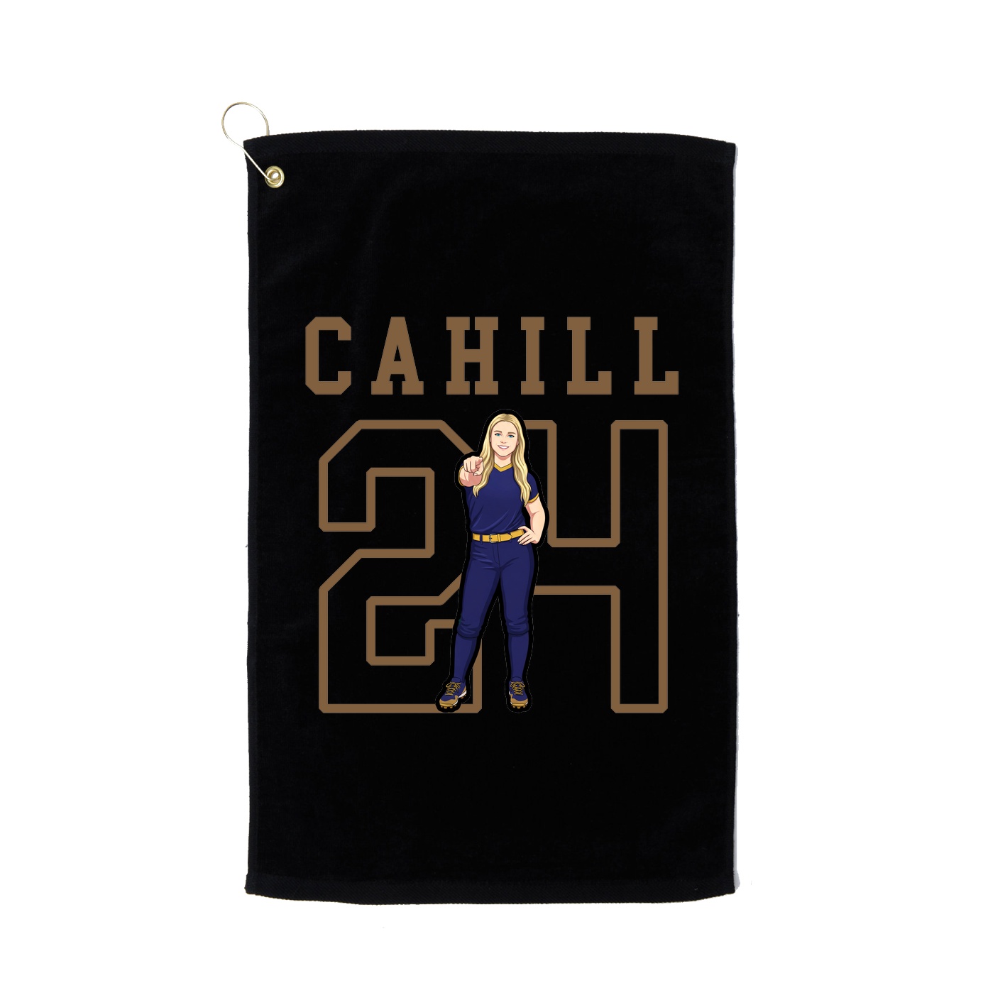 Golf Towel — Shirsey in Black