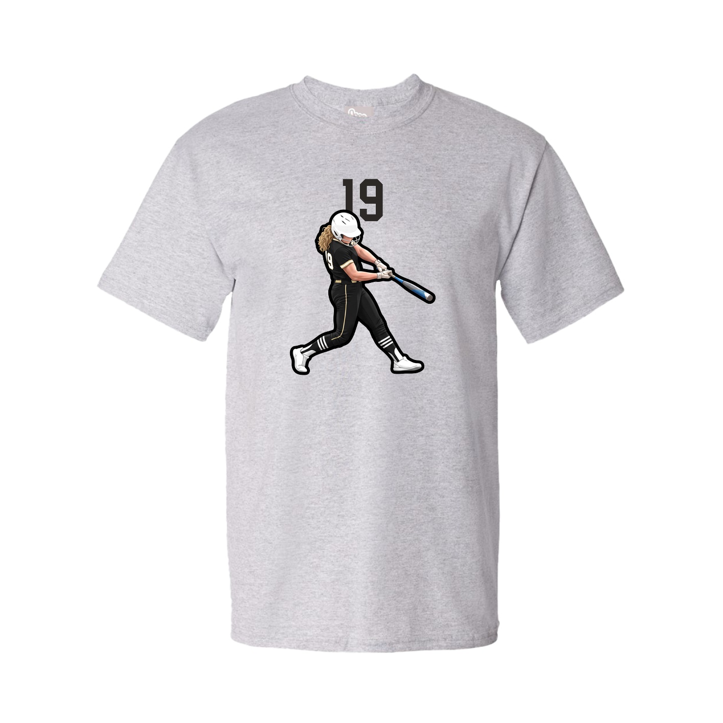 Tee — Number Top in Grey
