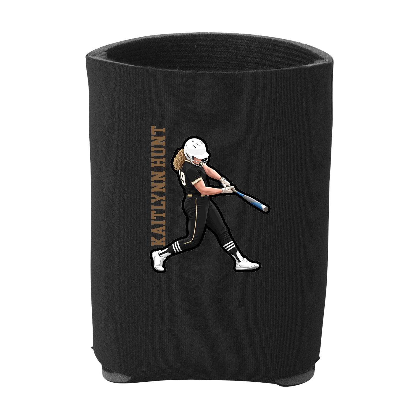 Can Holder — Name Vertical in Black