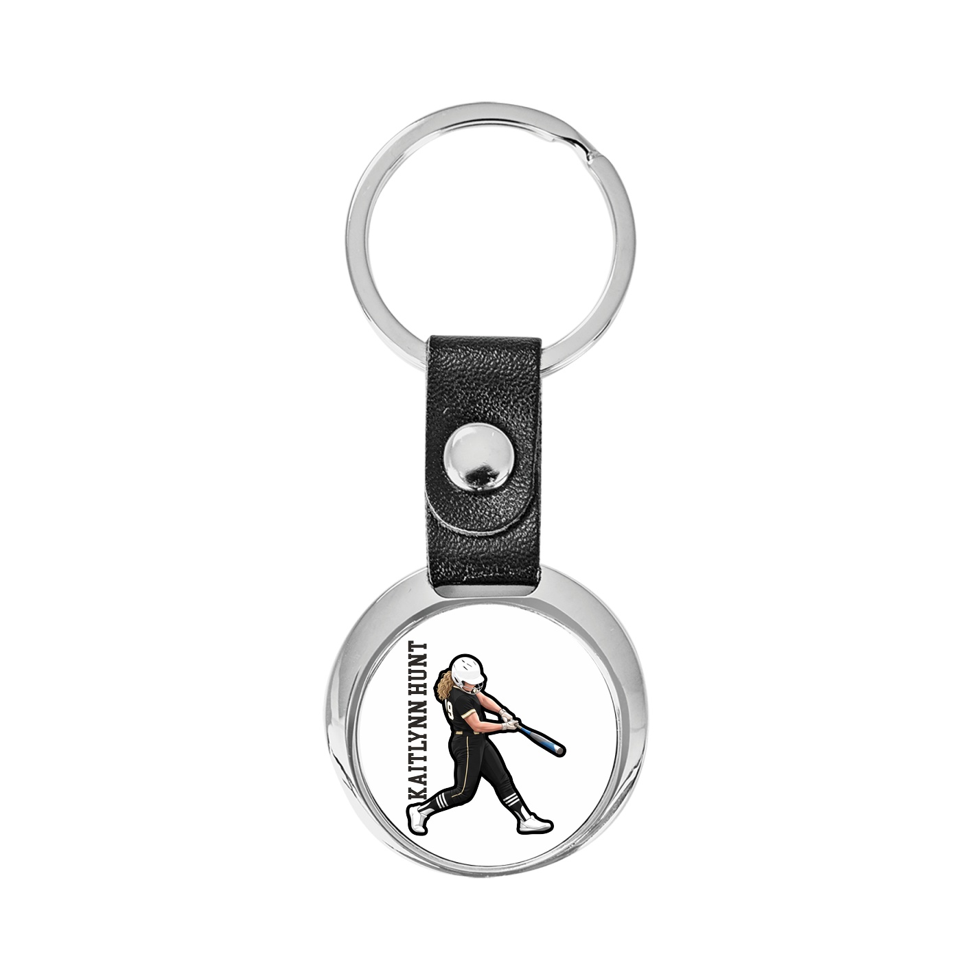 Key Chain — Name Vertical in Classic