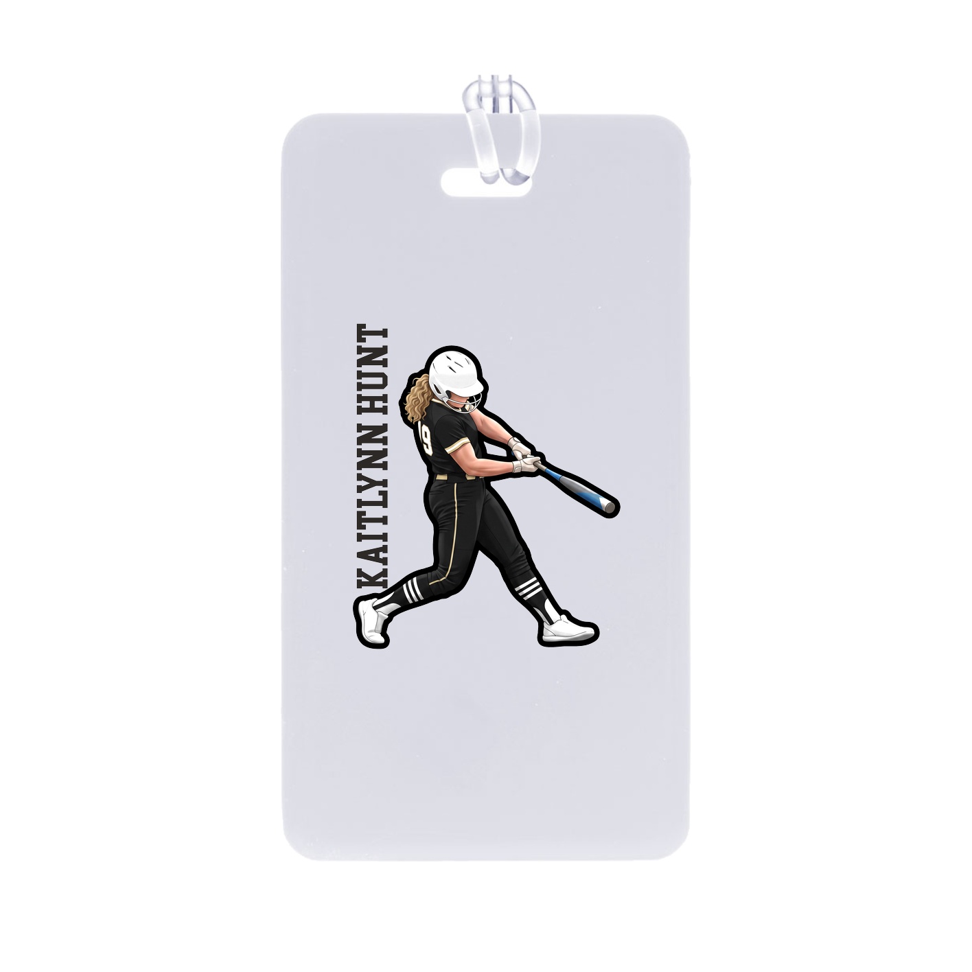 Bag Tag — Name Vertical in Classic