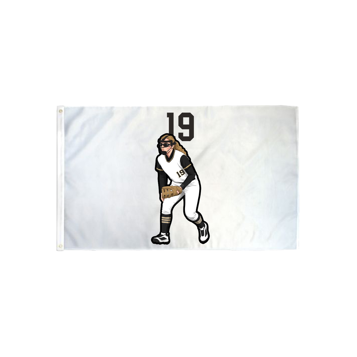 3x5 Flag — Number Top in Classic