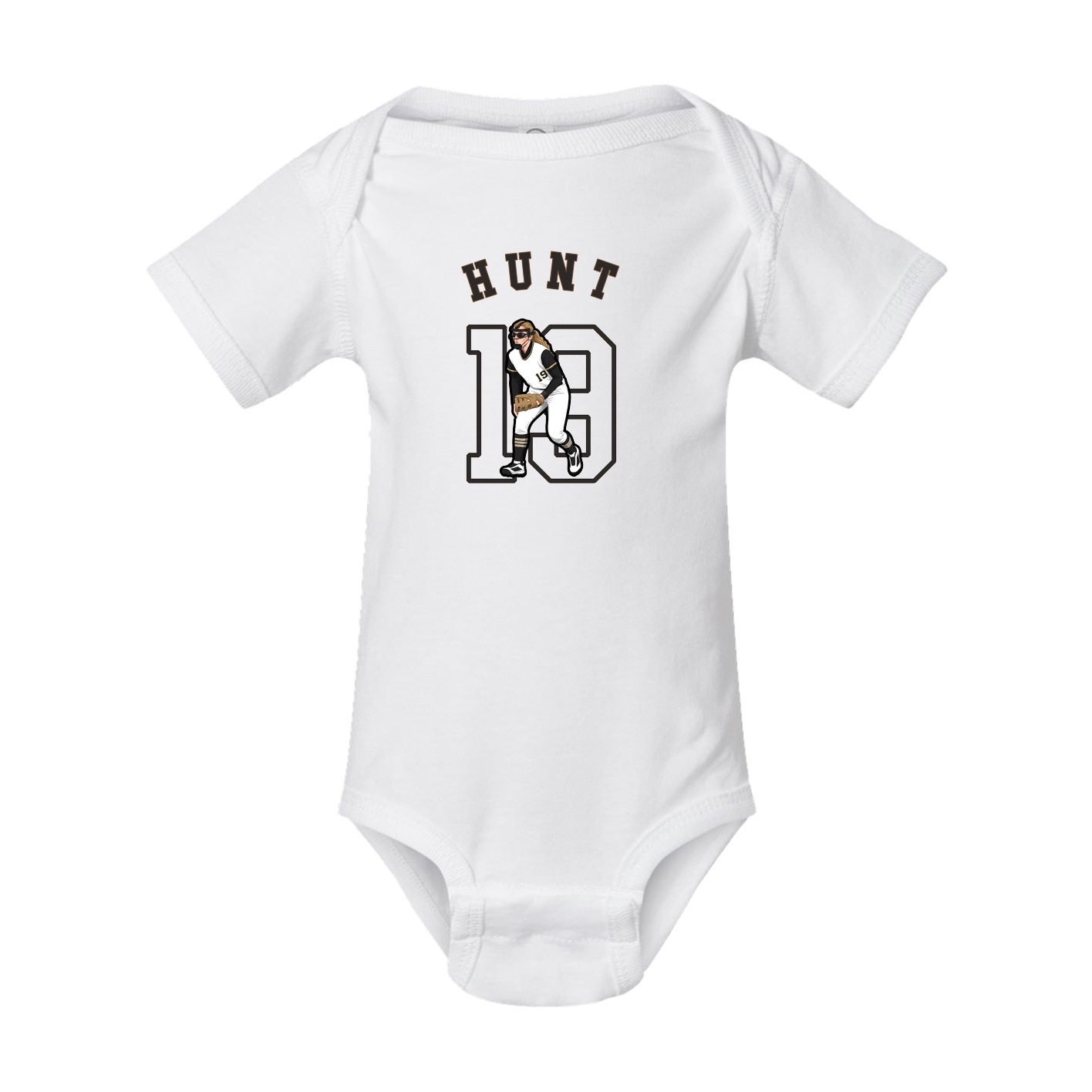 Baby Onesie — Shirsey Arch in White