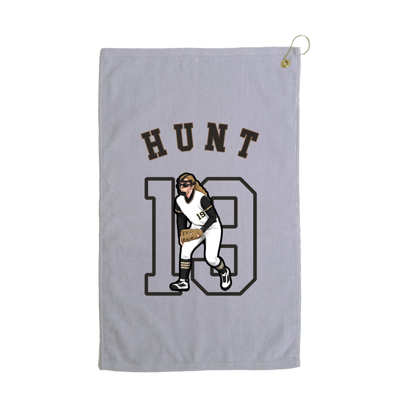 Golf Towel — Shirsey Arch in Grey