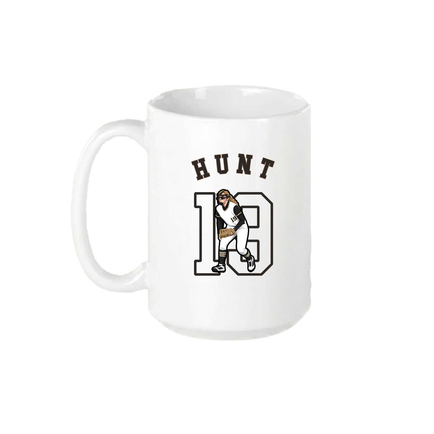 15oz Coffee Mug — Shirsey Arch in White