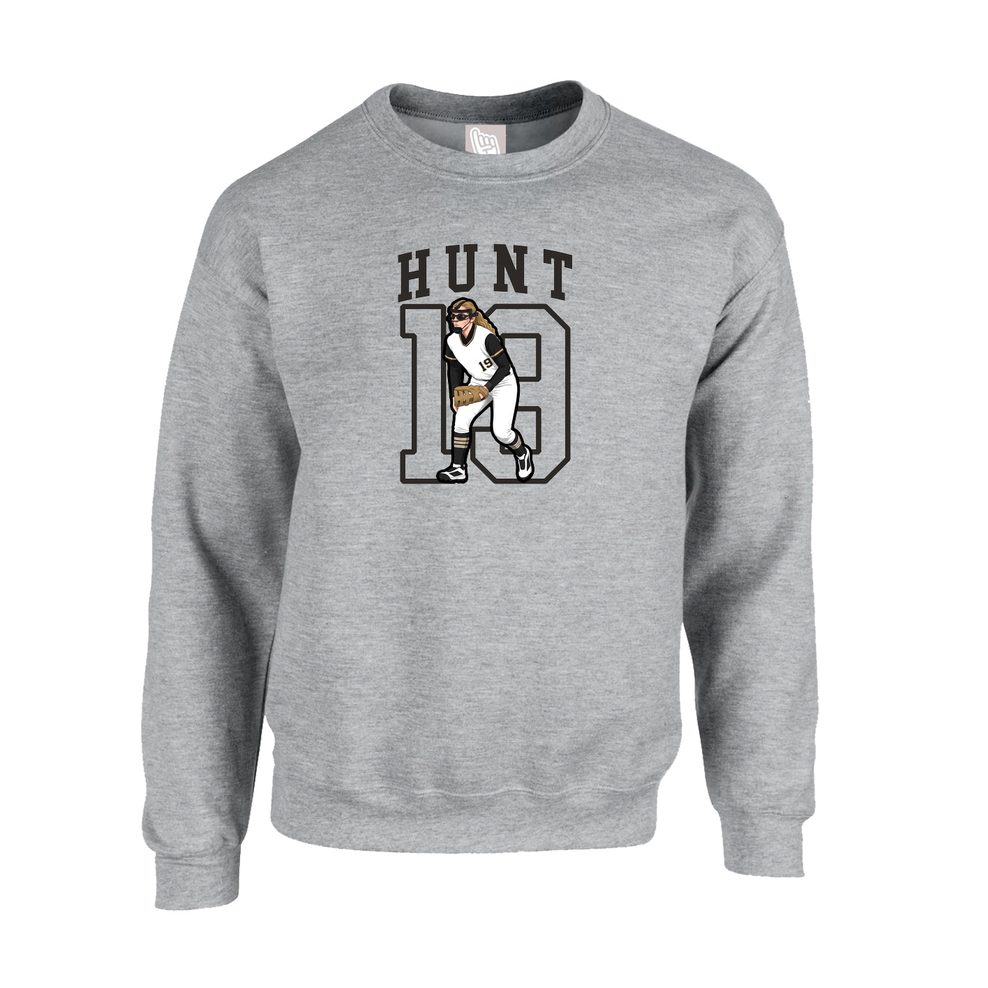 Fleece Crew — Shirsey in Grey