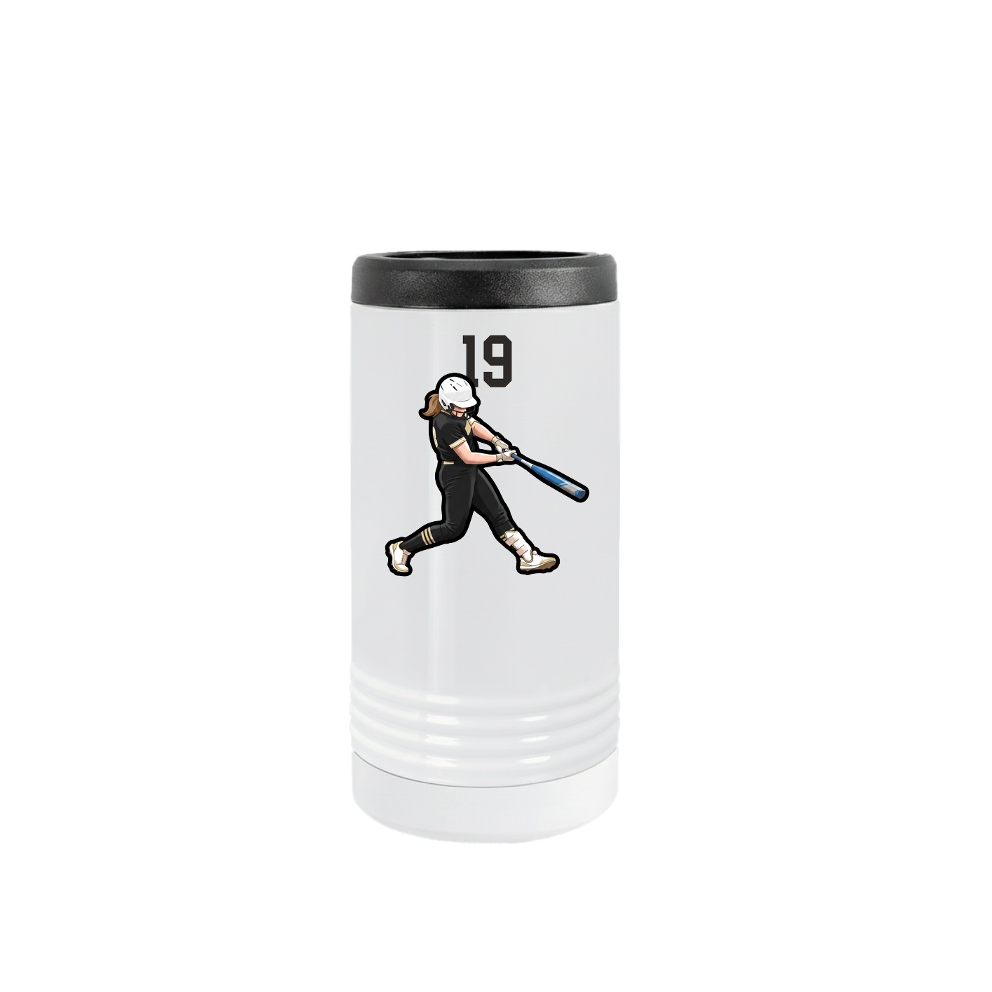 Slim Beverage Holder — Number Top in White