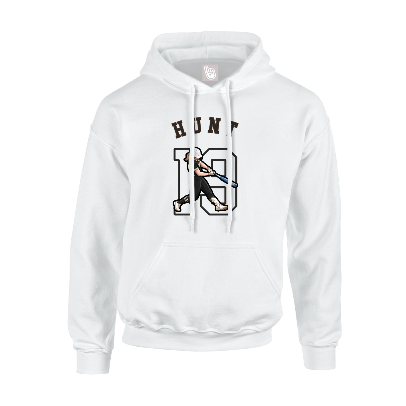 Youth Hoodie — Shirsey Arch in White