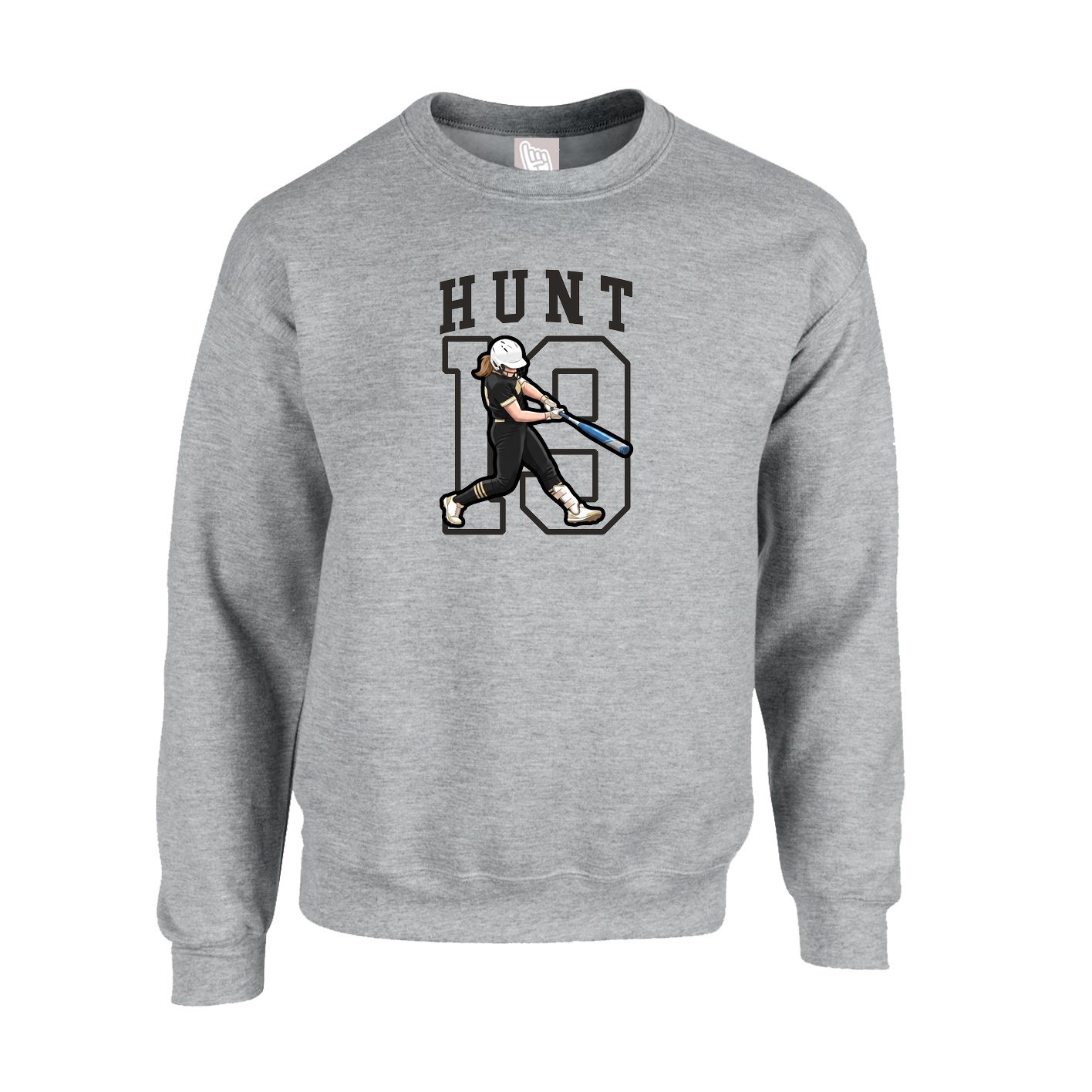 Fleece Crew — Shirsey in Grey