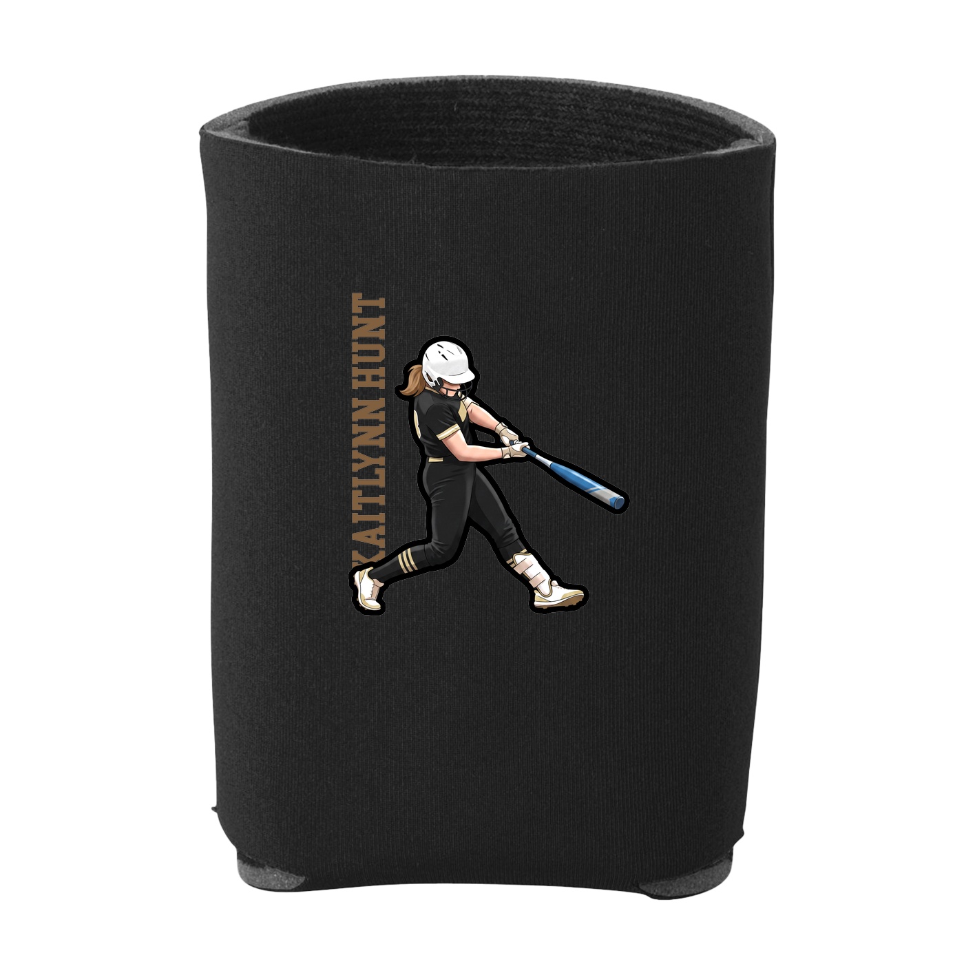 Can Holder — Name Vertical in Black