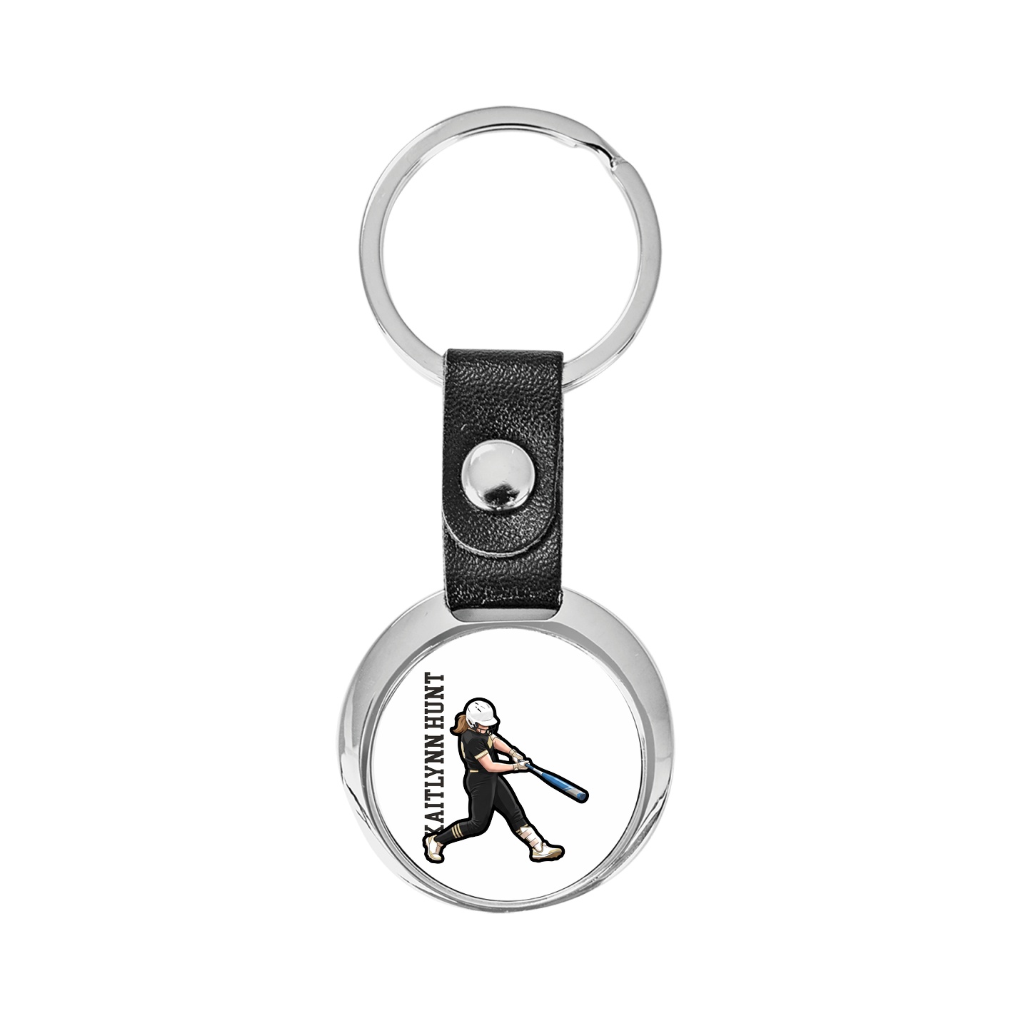 Key Chain — Name Vertical in Classic