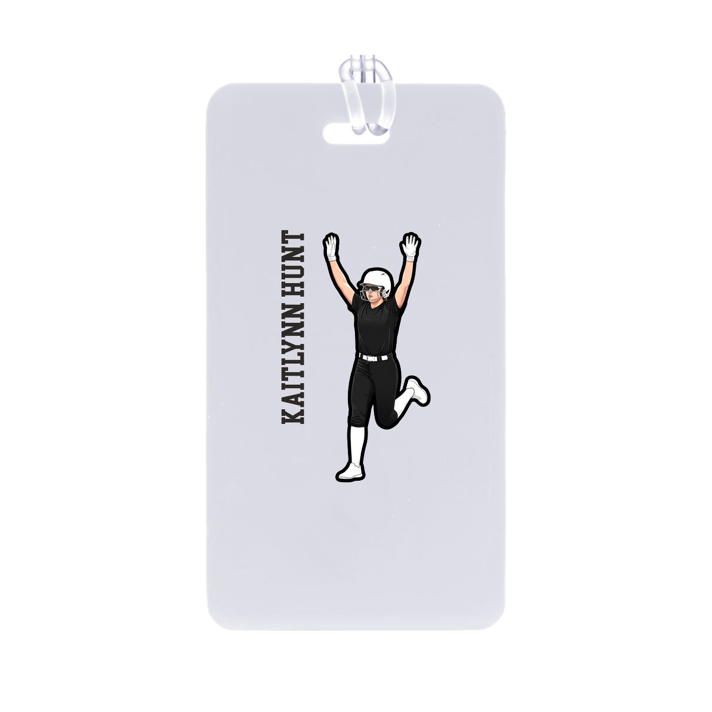 Bag Tag — Name Vertical in Classic