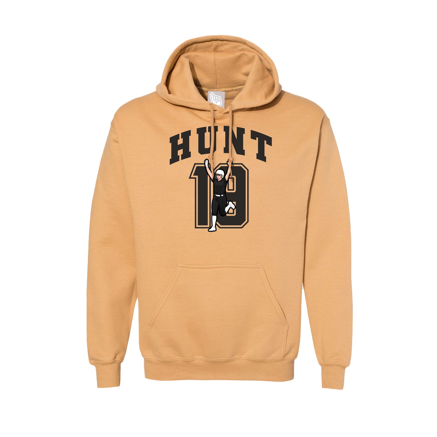 Hoodie — Number in Vegas Gold