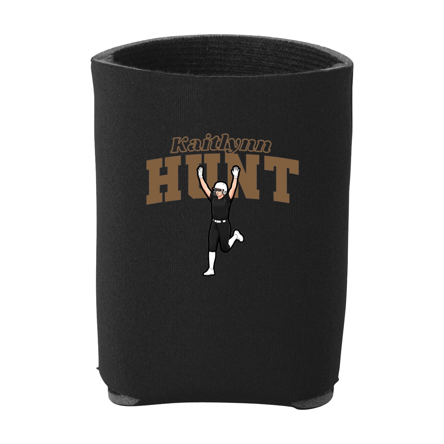 Can Holder — Name Arch in Black