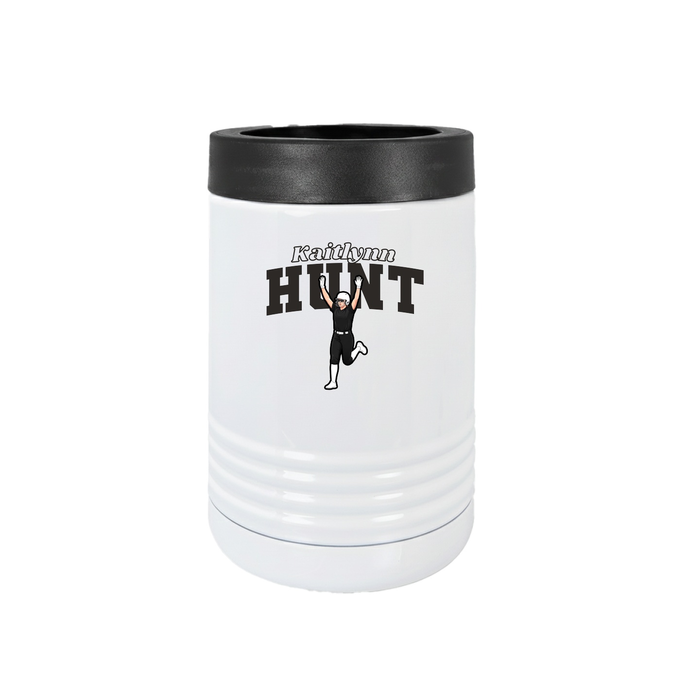 Beverage Holder — Name Arch in White