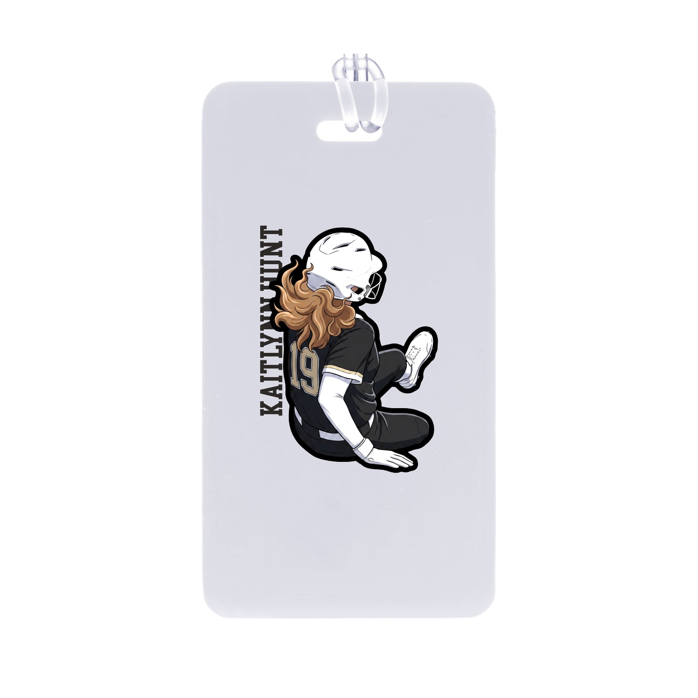 Bag Tag — Name Vertical in Classic