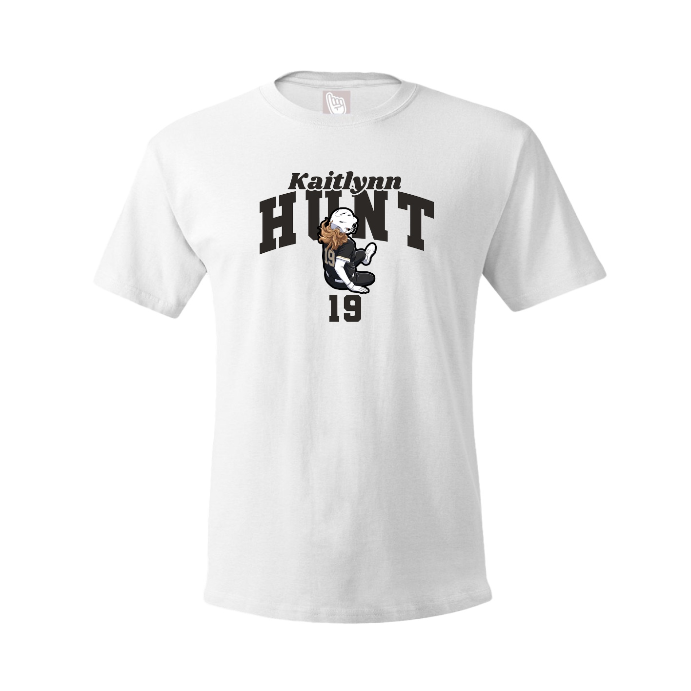 Youth Tee — Signature Arch in White