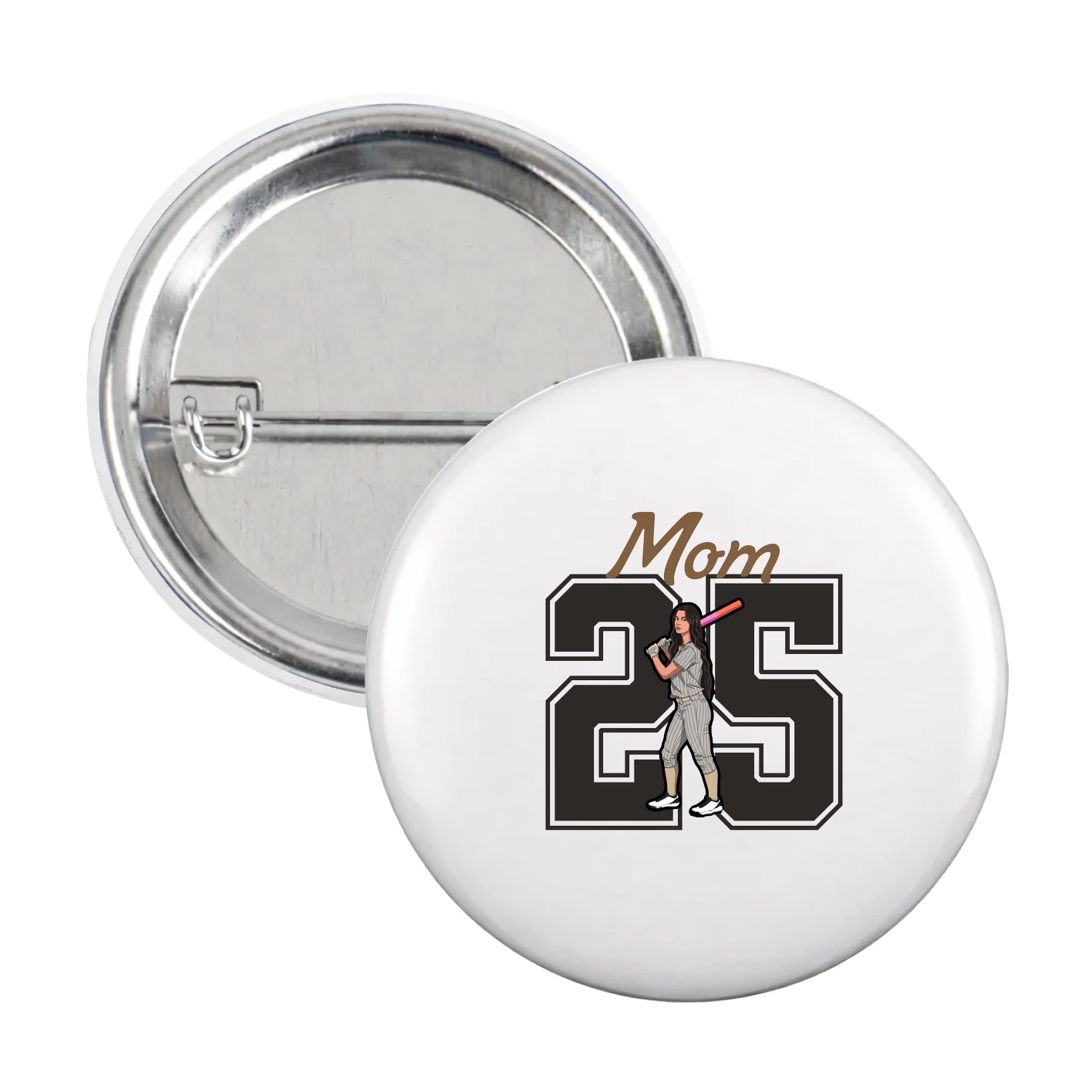 Game Day Button — Mothers Day Shirsey in White