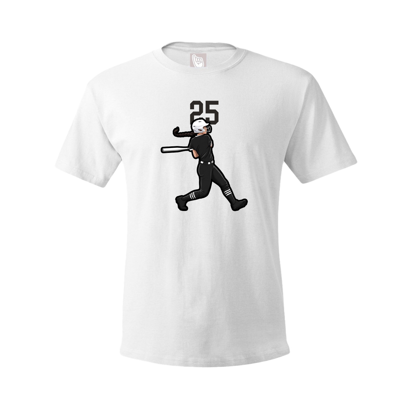 Tee — Number Top in White