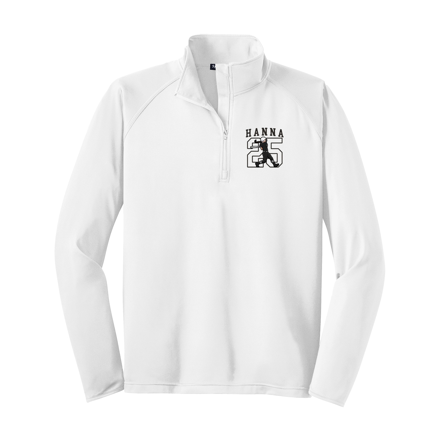 Q-Zip Pullover — Shirsey in White