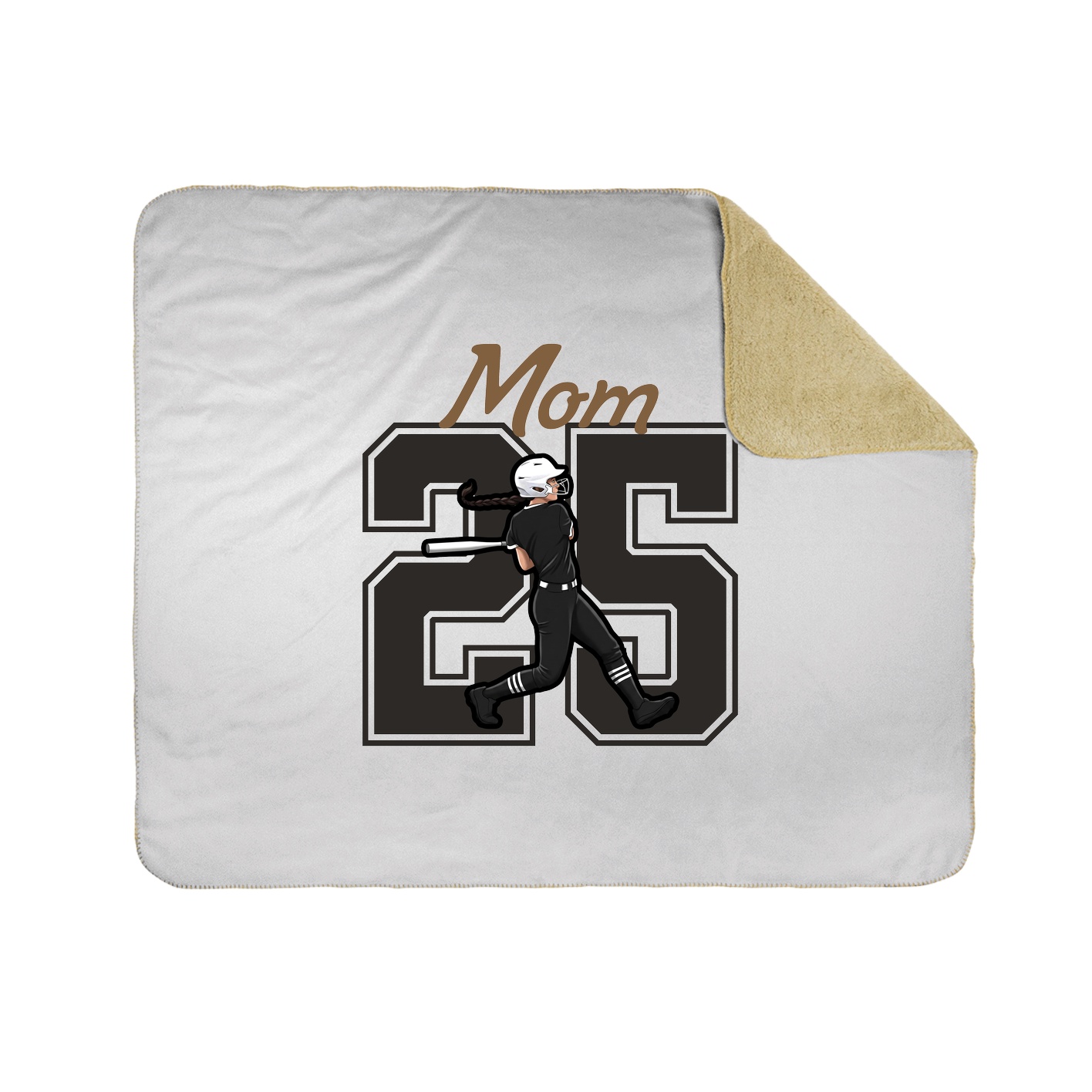 Throw Blanket — Mothers Day Shirsey in White