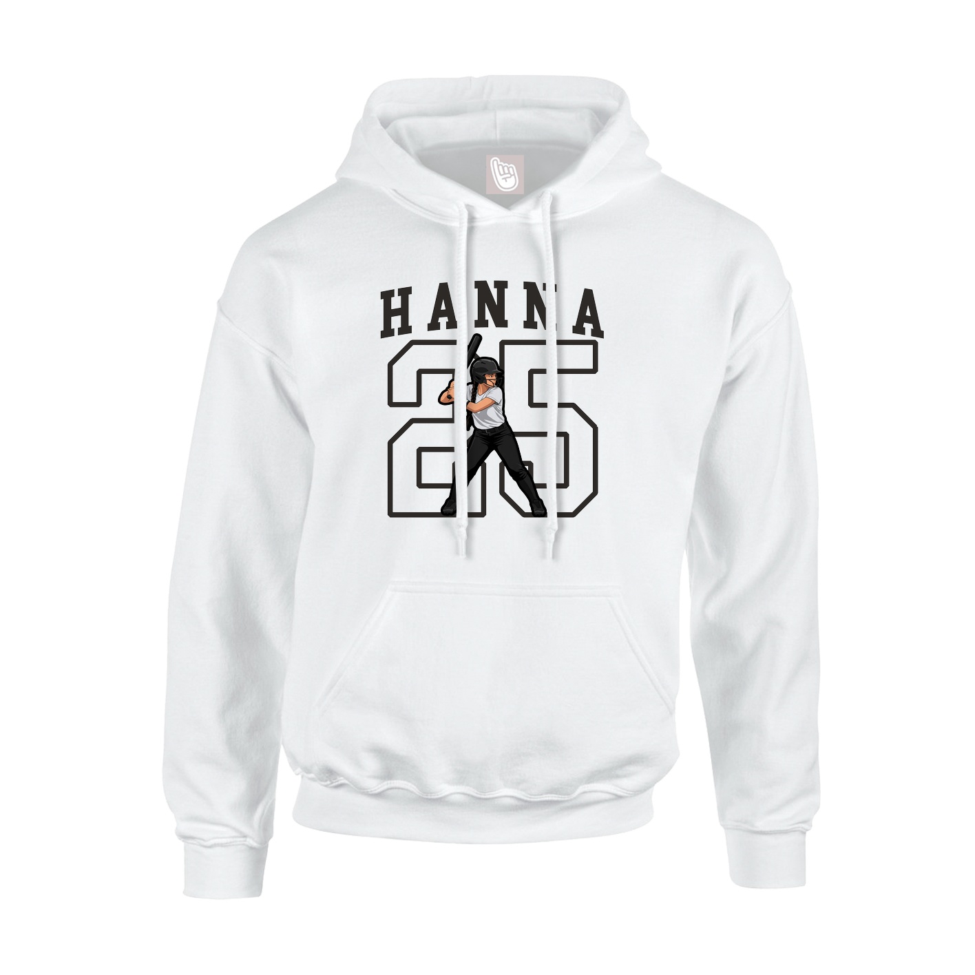 Hoodie — Shirsey in White