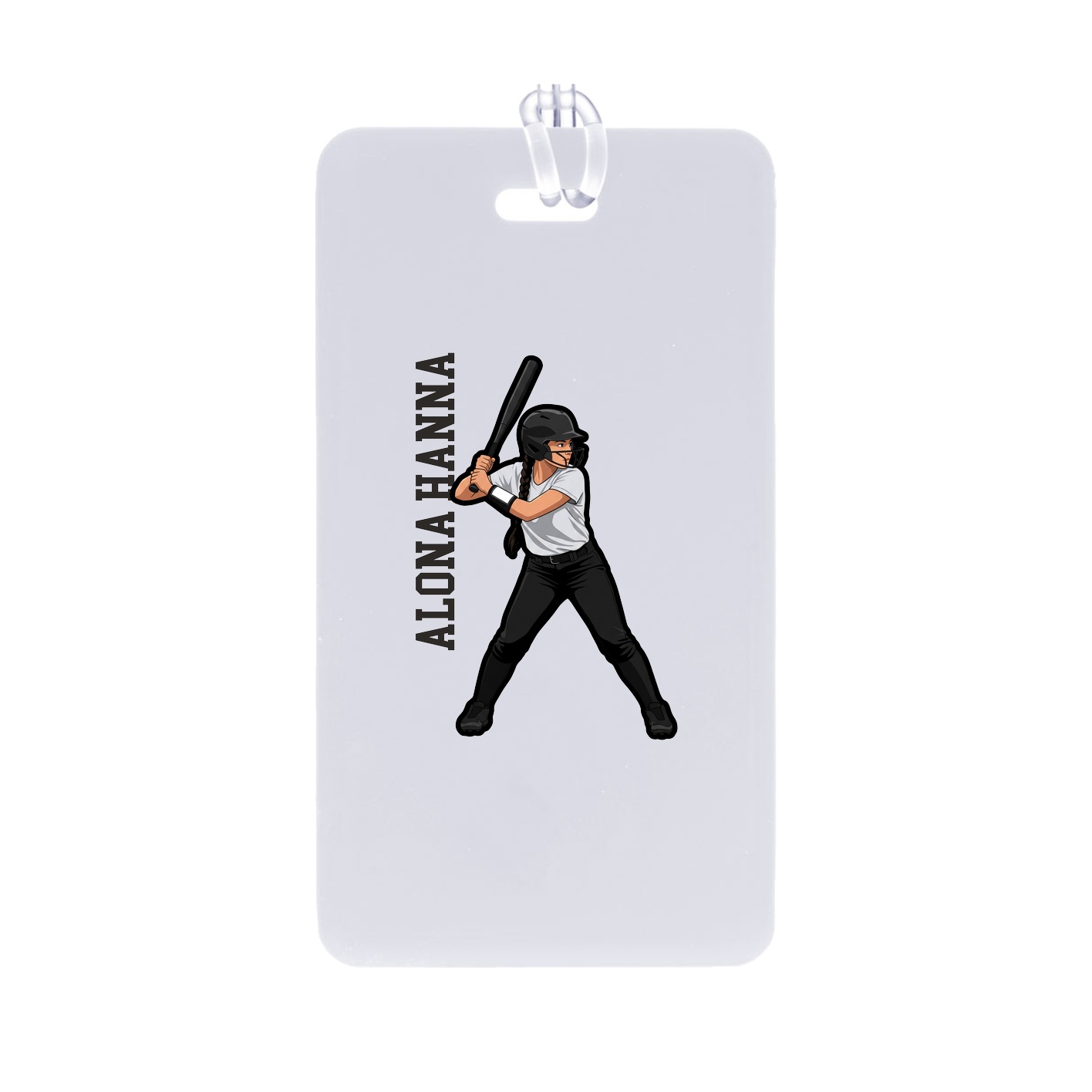 Bag Tag — Name Vertical in Classic