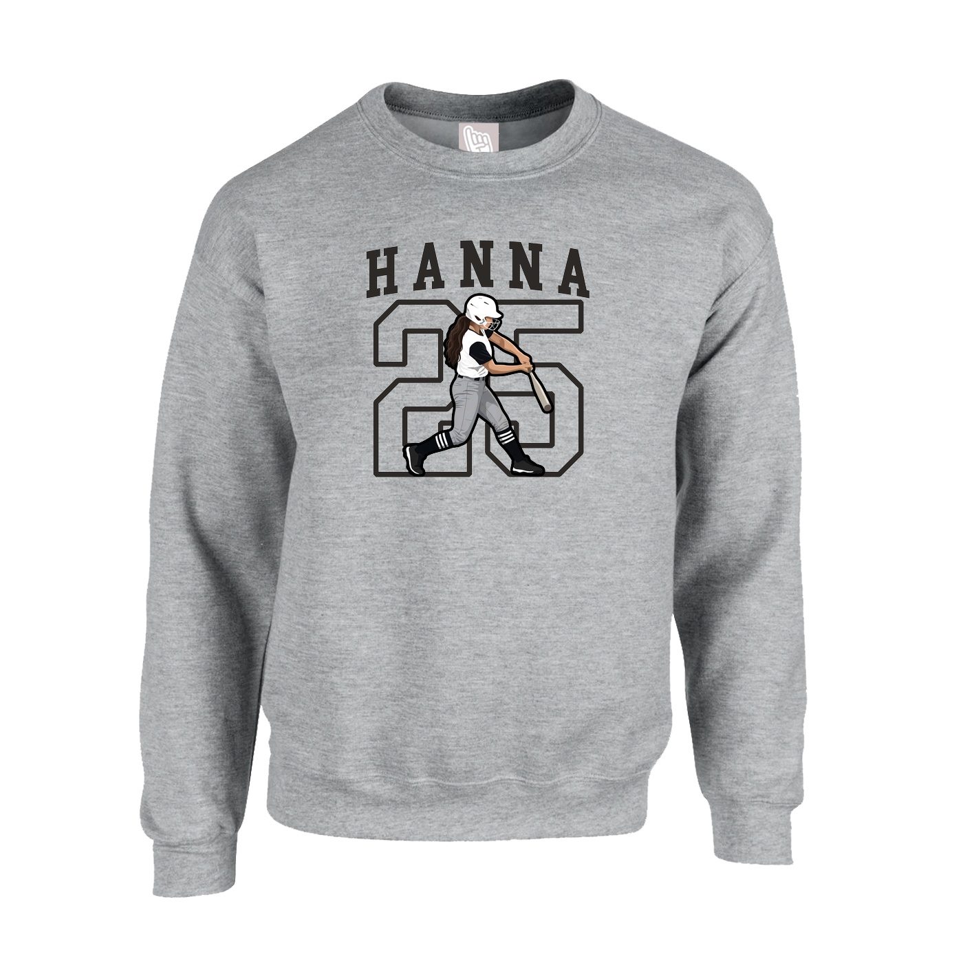 Fleece Crew — Shirsey in Grey