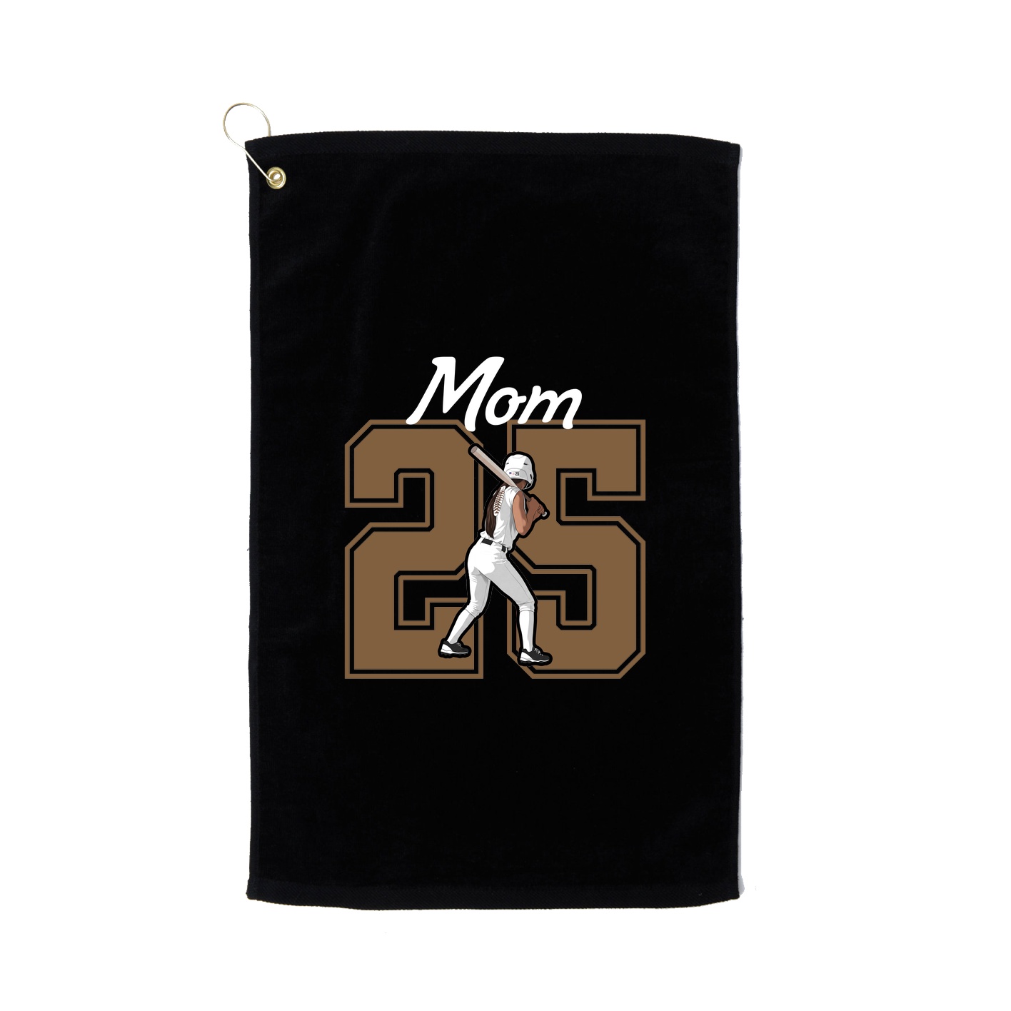 Golf Towel — Mothers Day Shirsey in Black