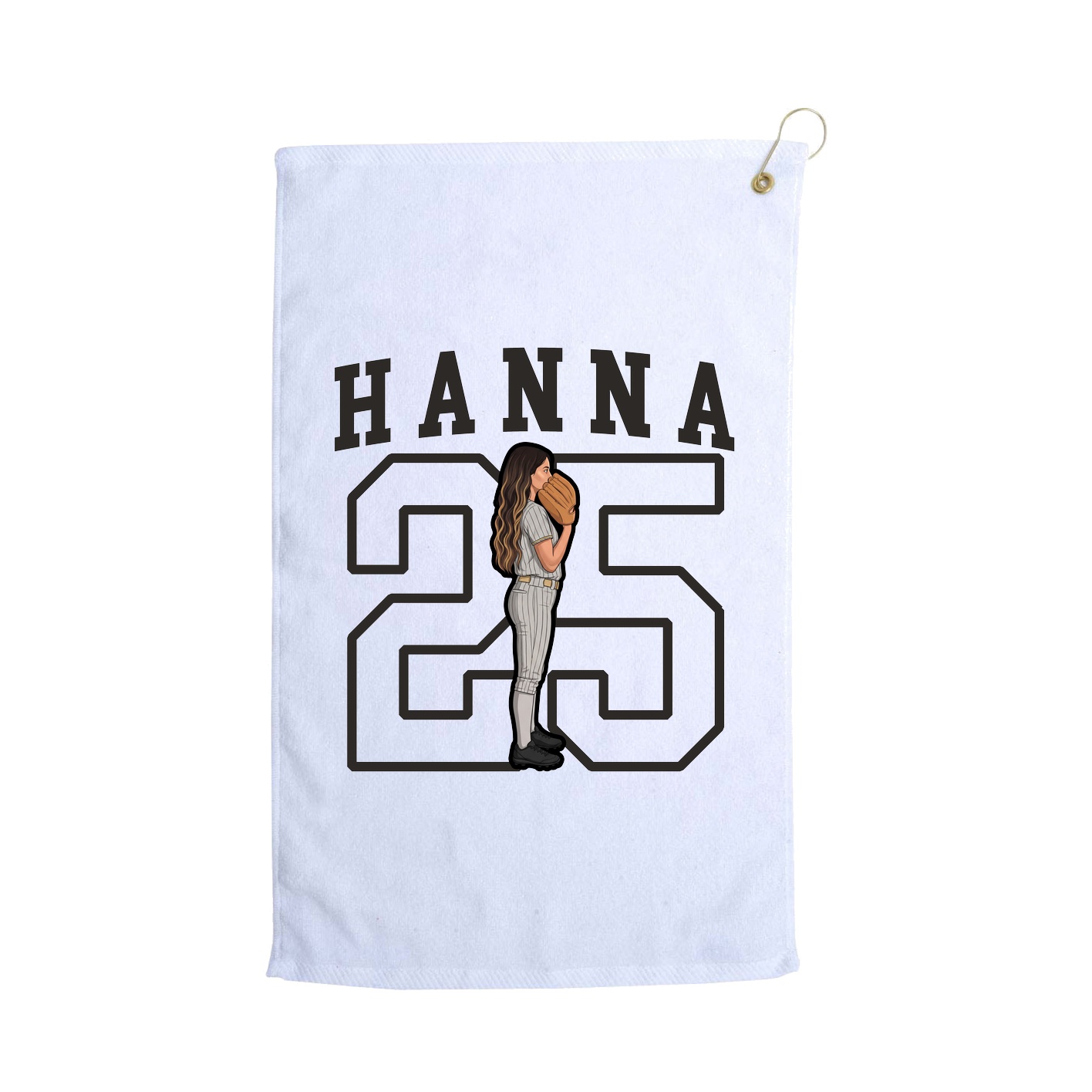 Golf Towel — Shirsey in White