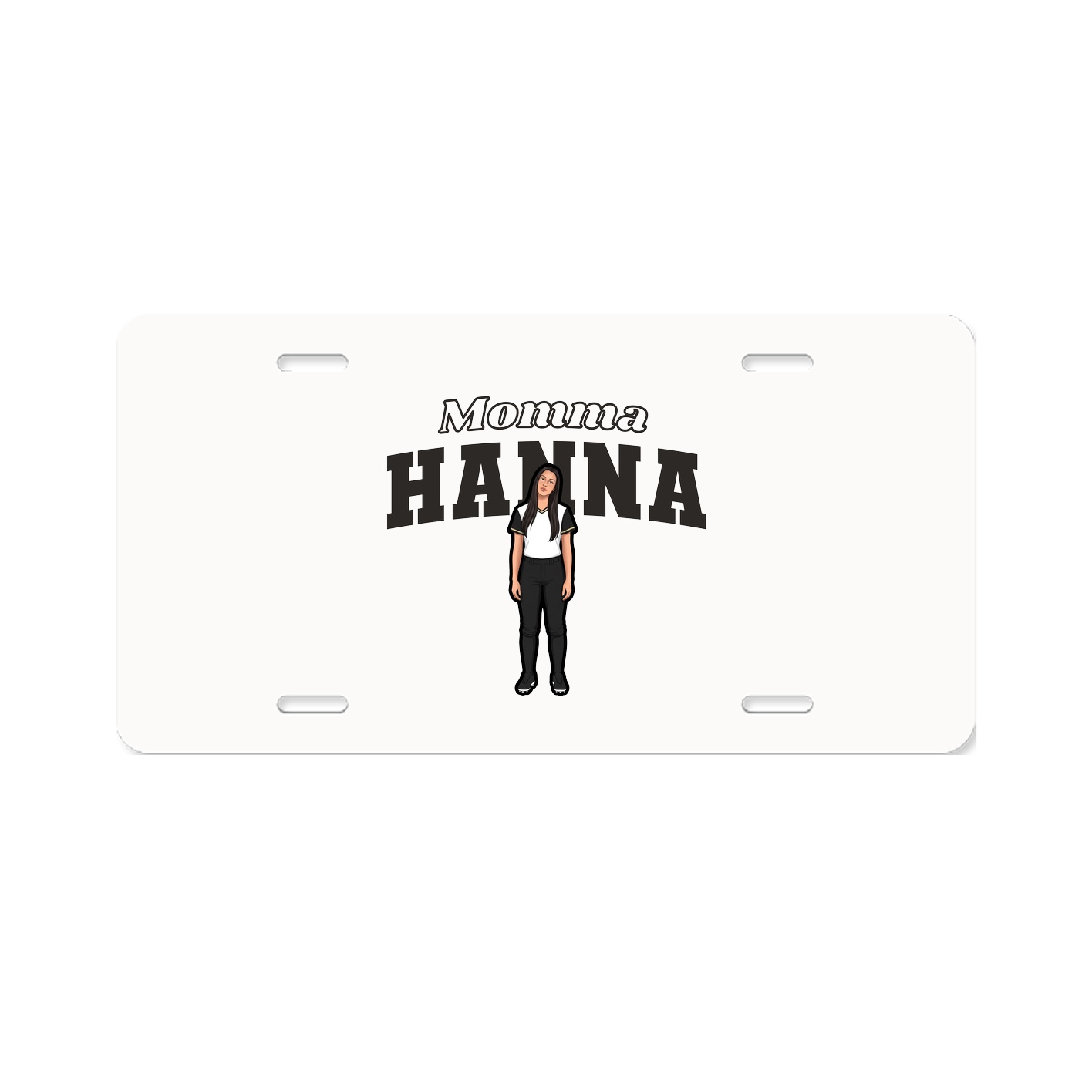 License Plate — Mothers Day Block in Classic