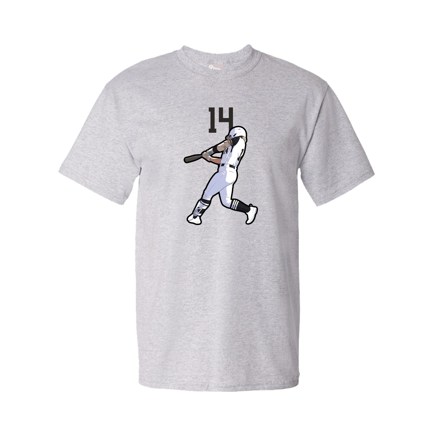 Tee — Number Top in Grey