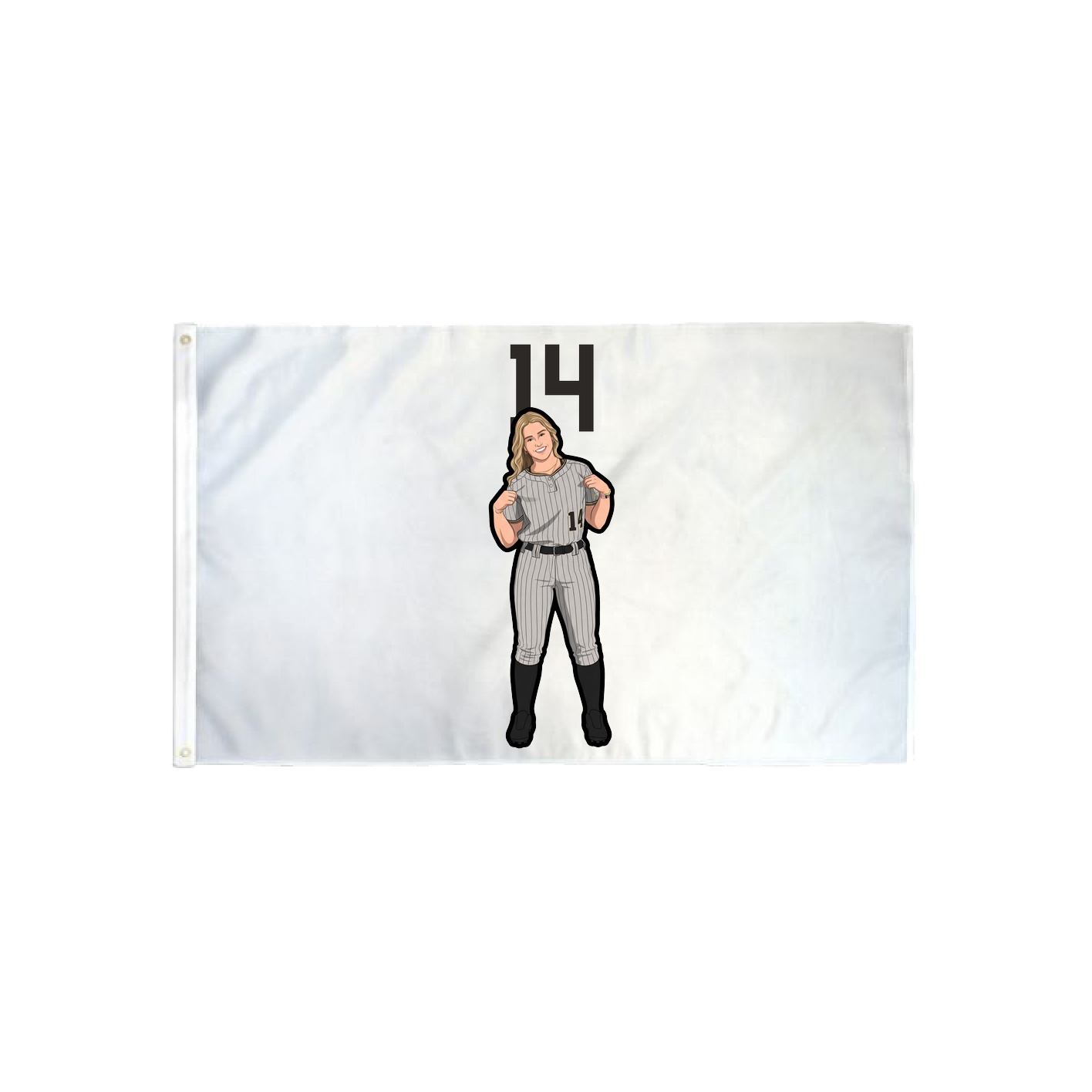 3x5 Flag — Number Top in Classic