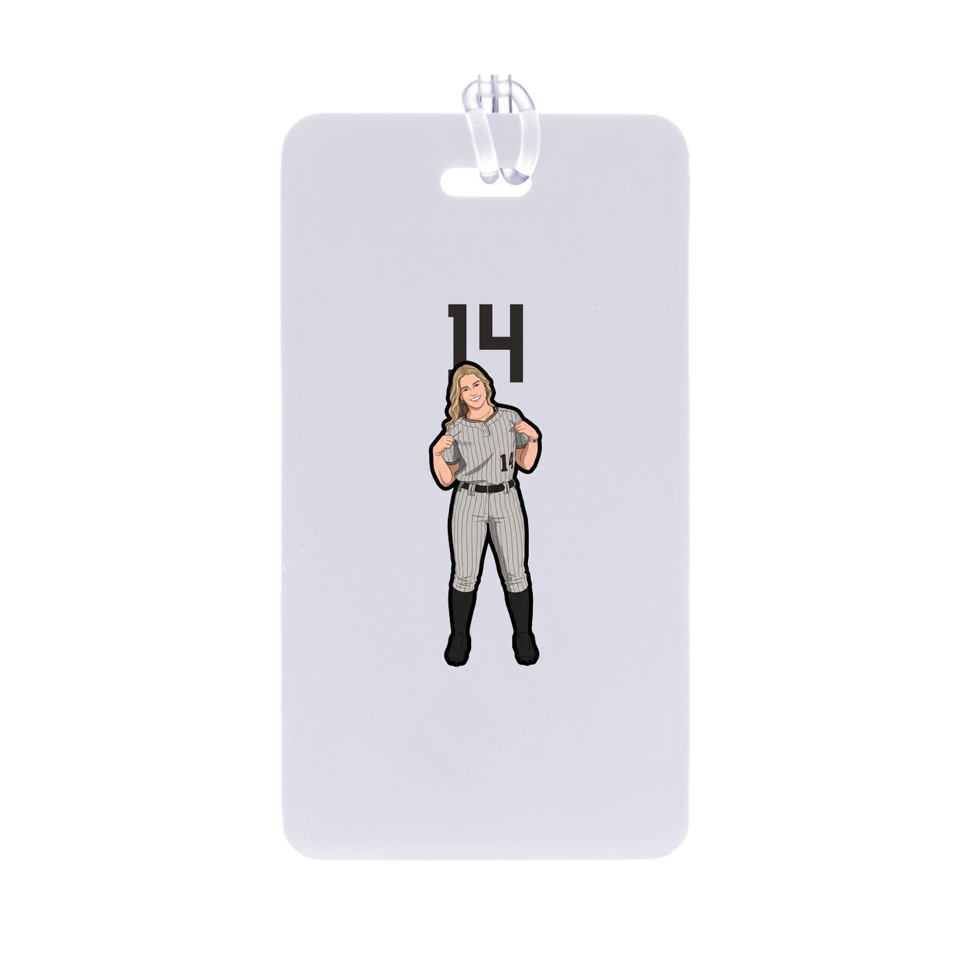 Bag Tag — Number Top in Classic