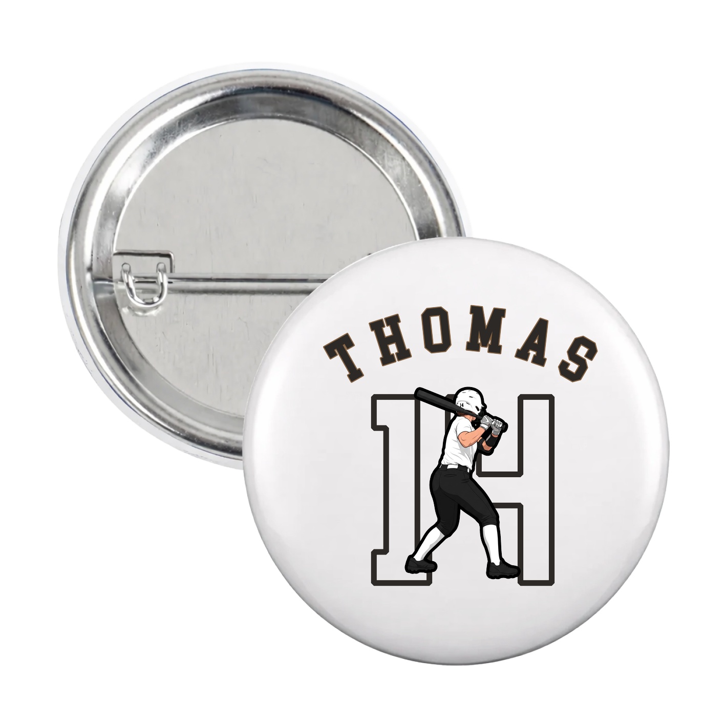 Game Day Button — Shirsey Arch in White
